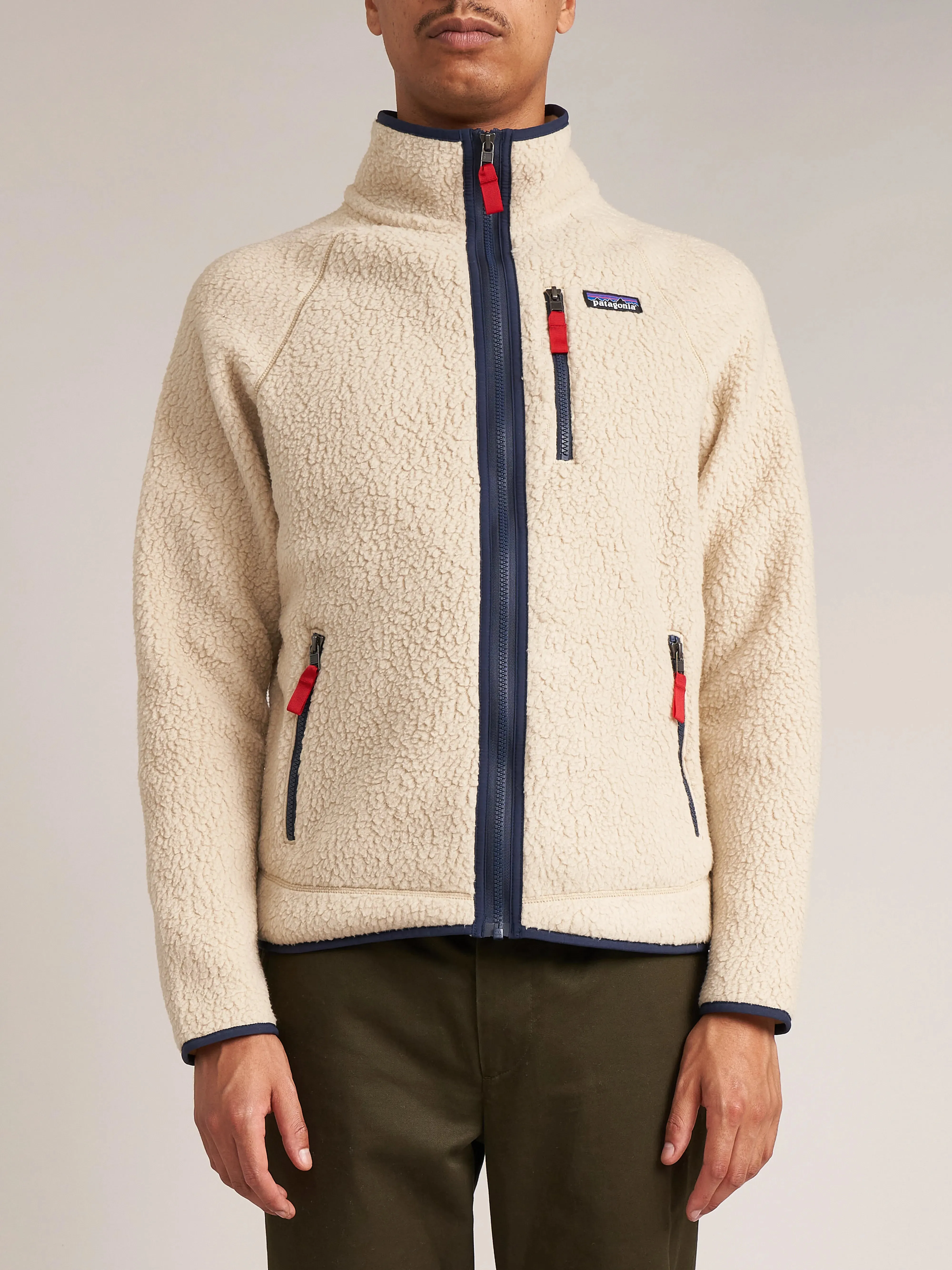 Men'S Retro Pile Fleece Jacket (242 / M / BEIGE) Motion Comfort Tech