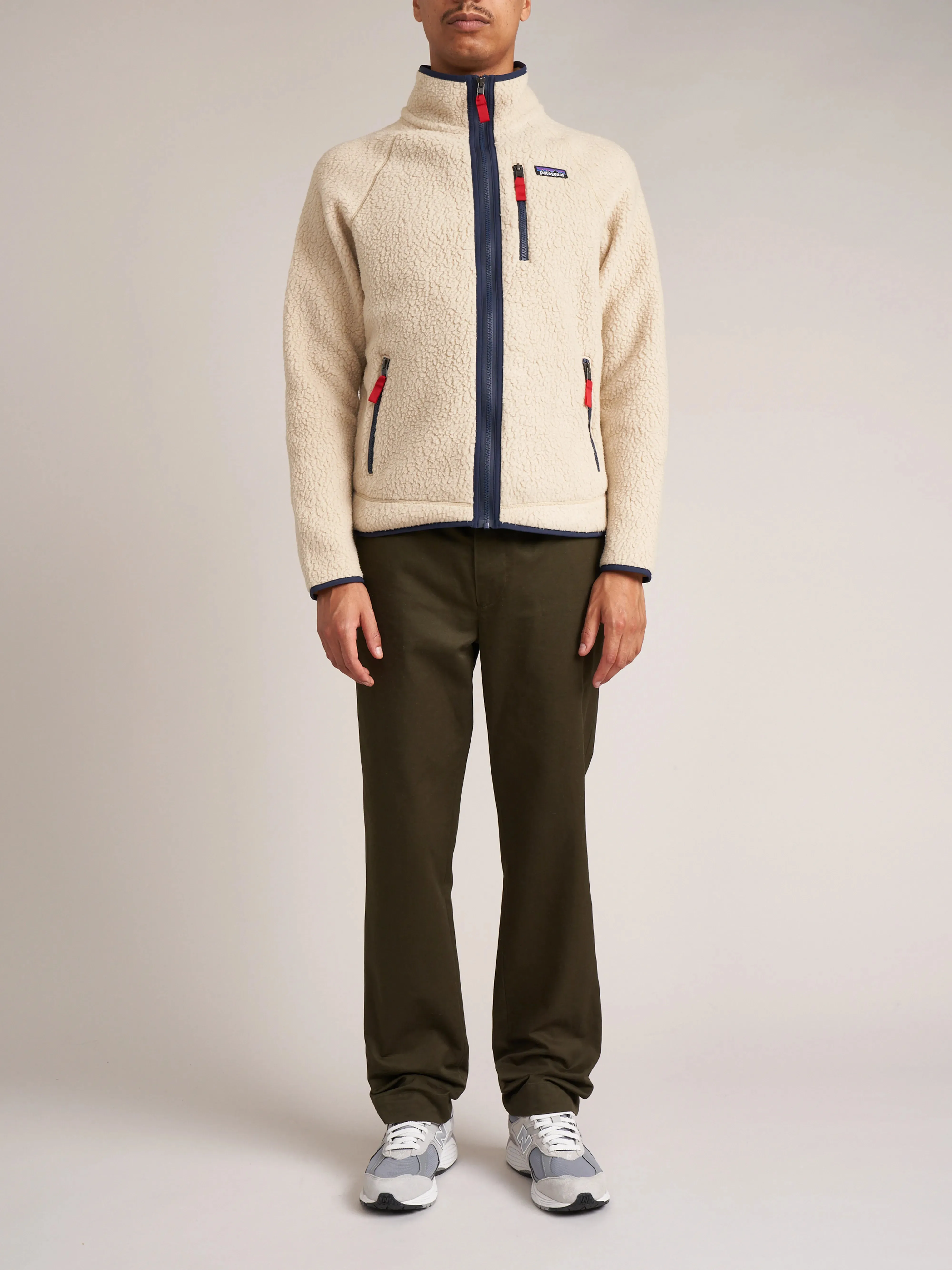 Men'S Retro Pile Fleece Jacket (242 / M / BEIGE) Motion Comfort Tech