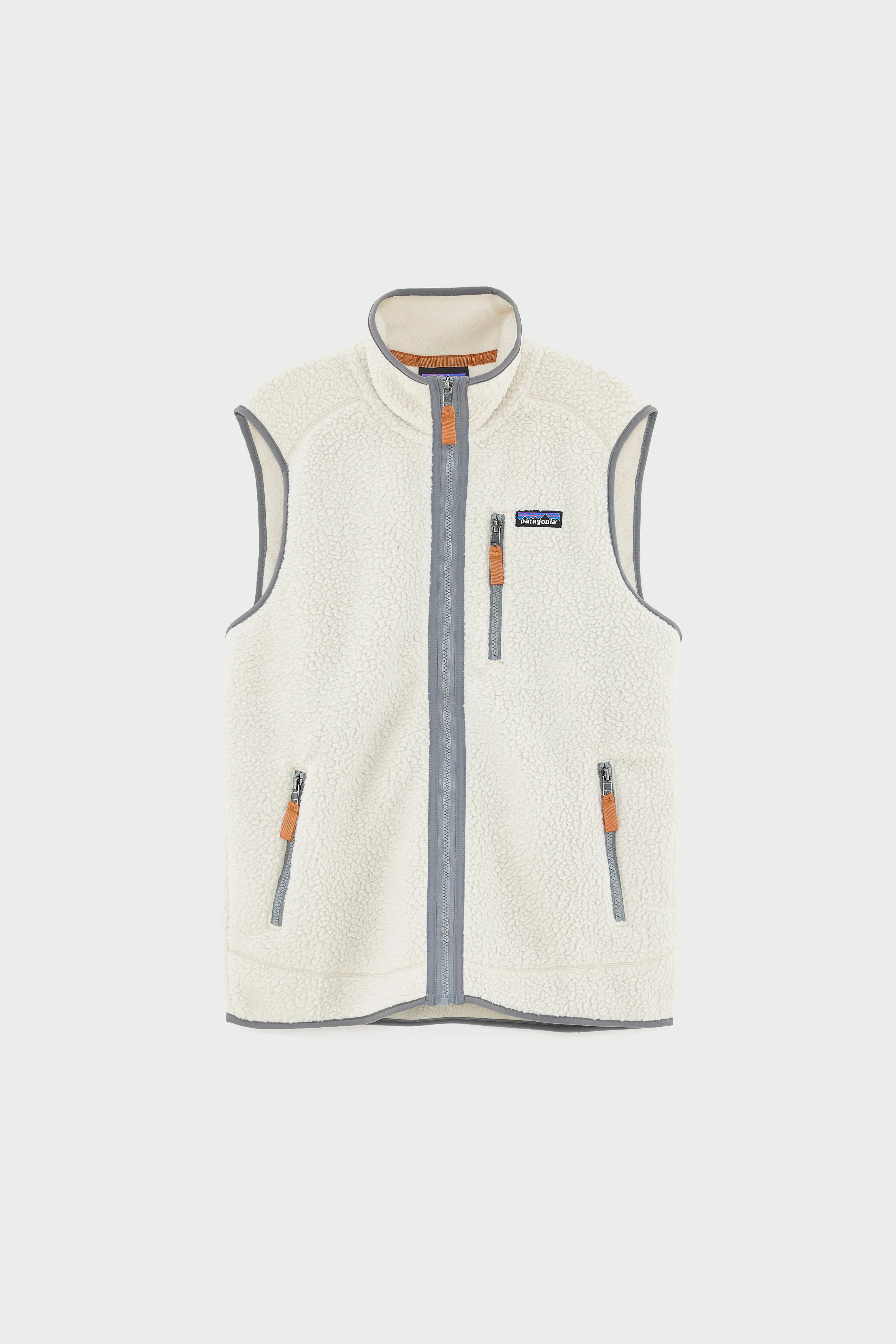 Men's Retro Pile Fleece Vest  (251 / M / IVORY) Bold Luxe