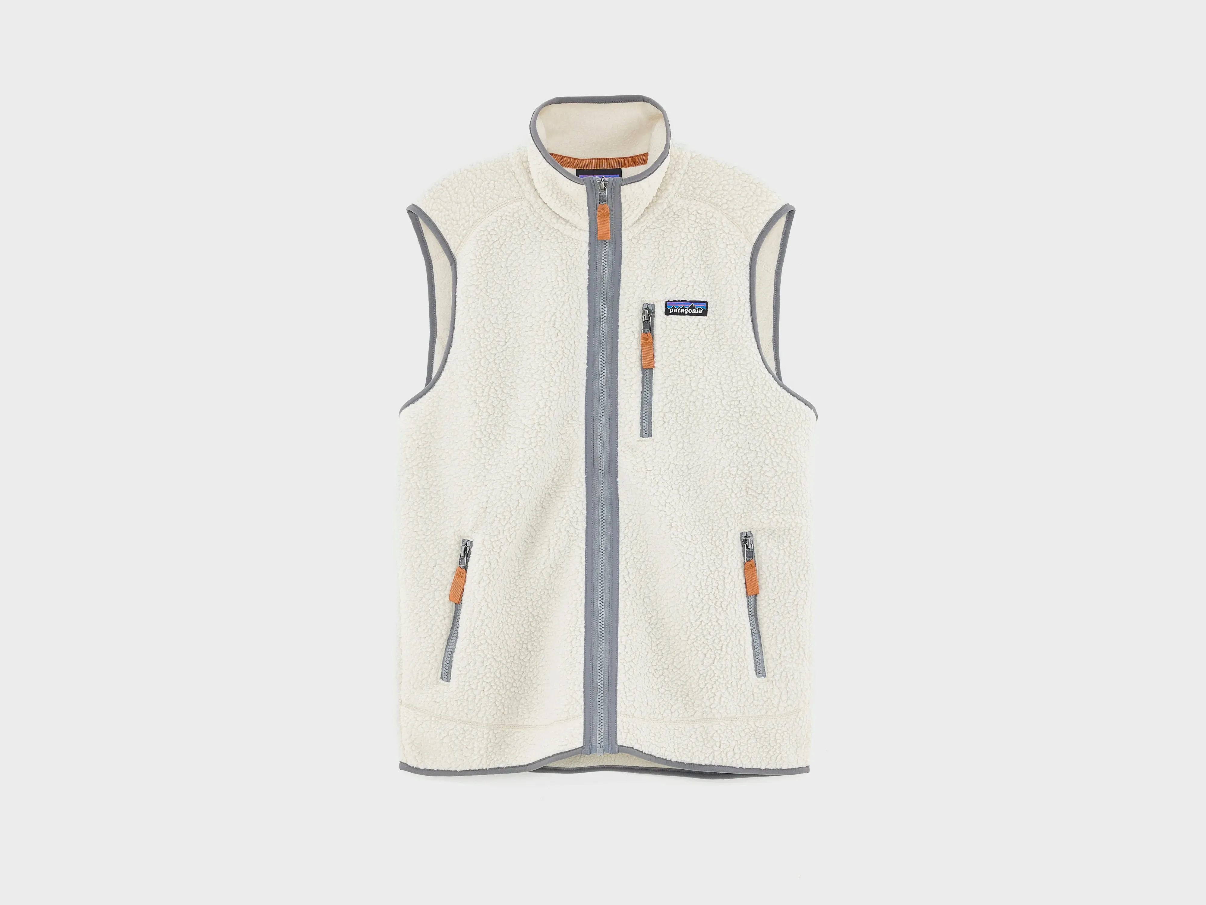 Men's Retro Pile Fleece Vest  (251 / M / IVORY) Bold Luxe