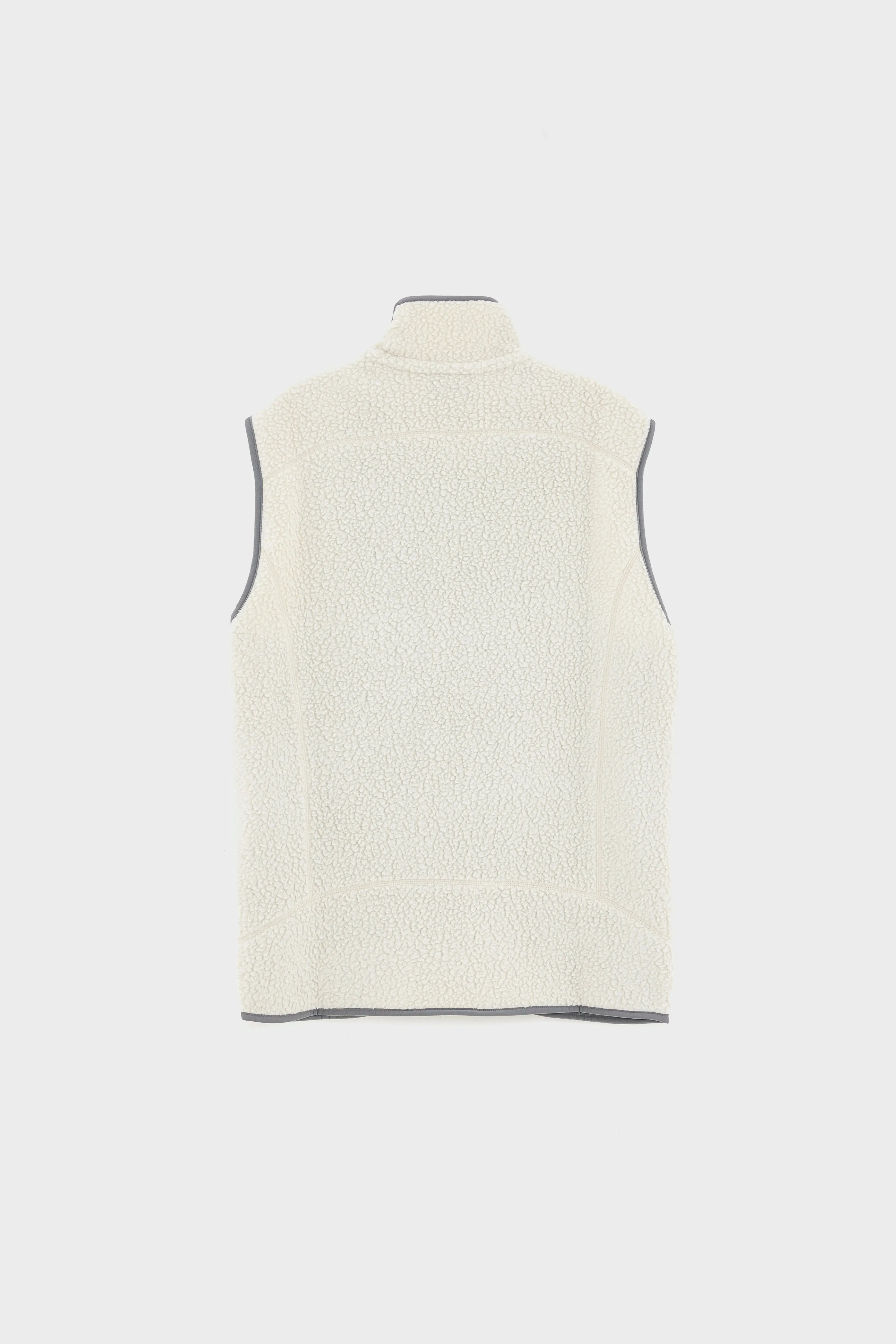 Men's Retro Pile Fleece Vest  (251 / M / IVORY) Bold Luxe