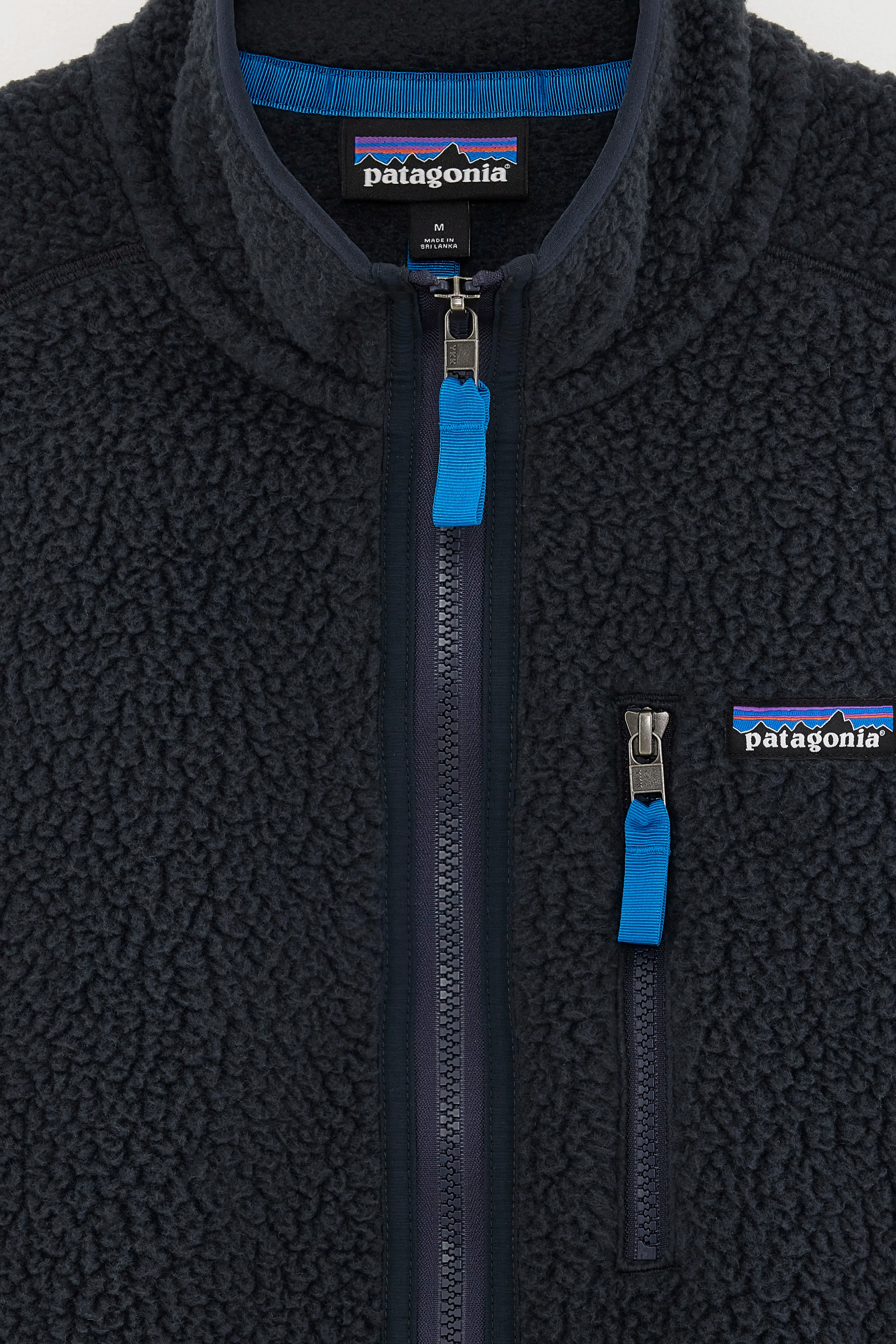 Men's Retro Pile Vest (242 / M / DARK NAVY) Clean Lines