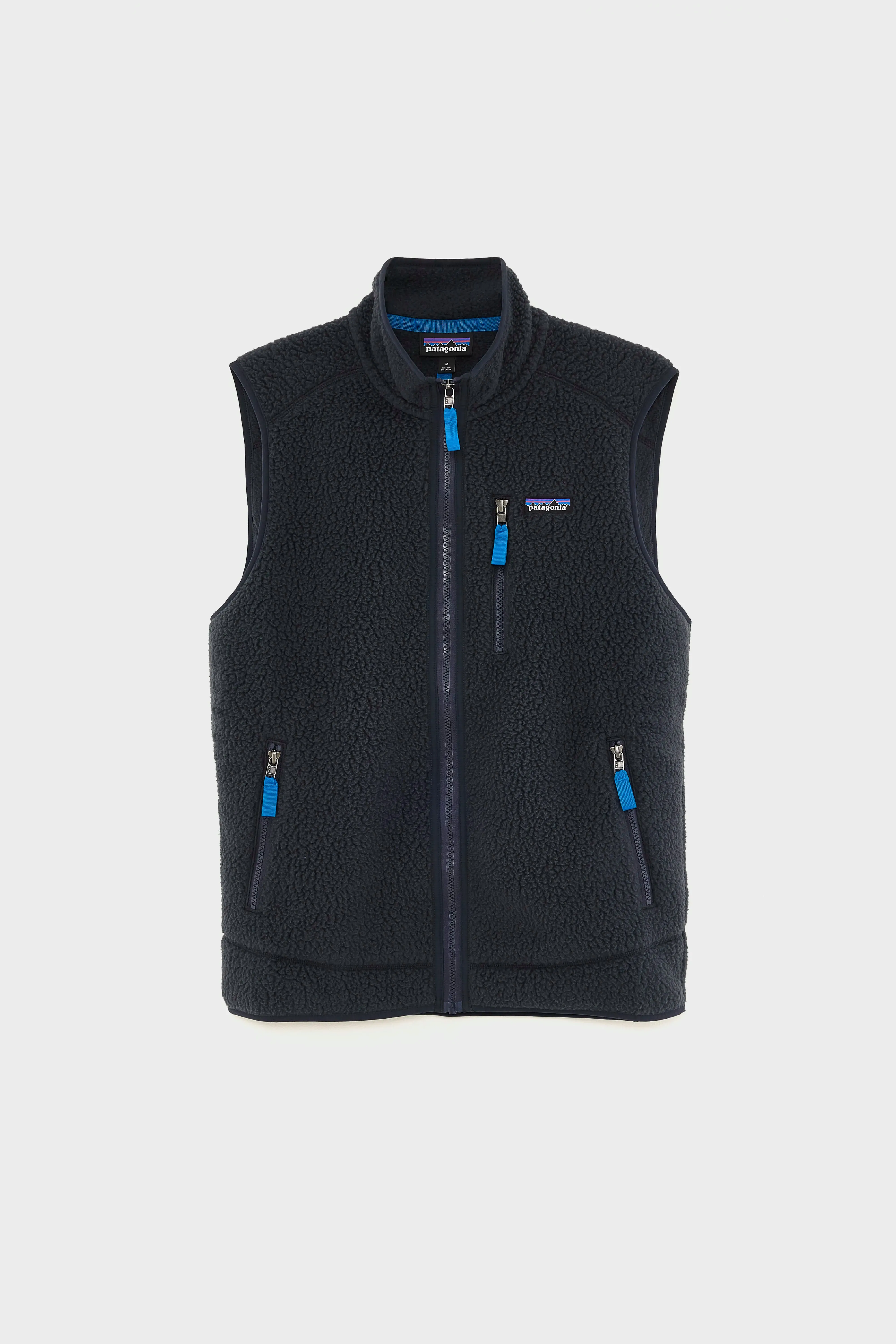 Men's Retro Pile Vest (242 / M / DARK NAVY) Clean Lines