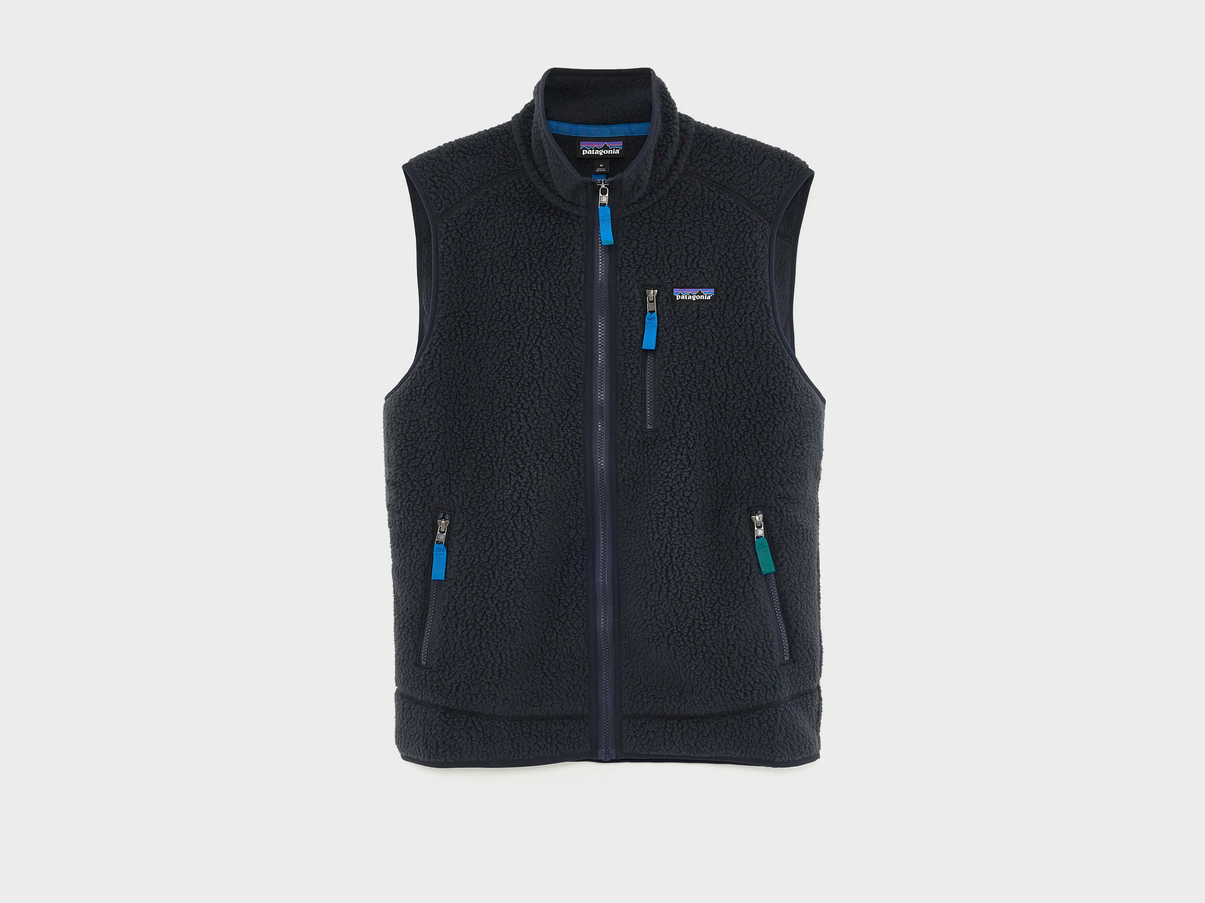 Men's Retro Pile Vest (242 / M / DARK NAVY) Clean Lines