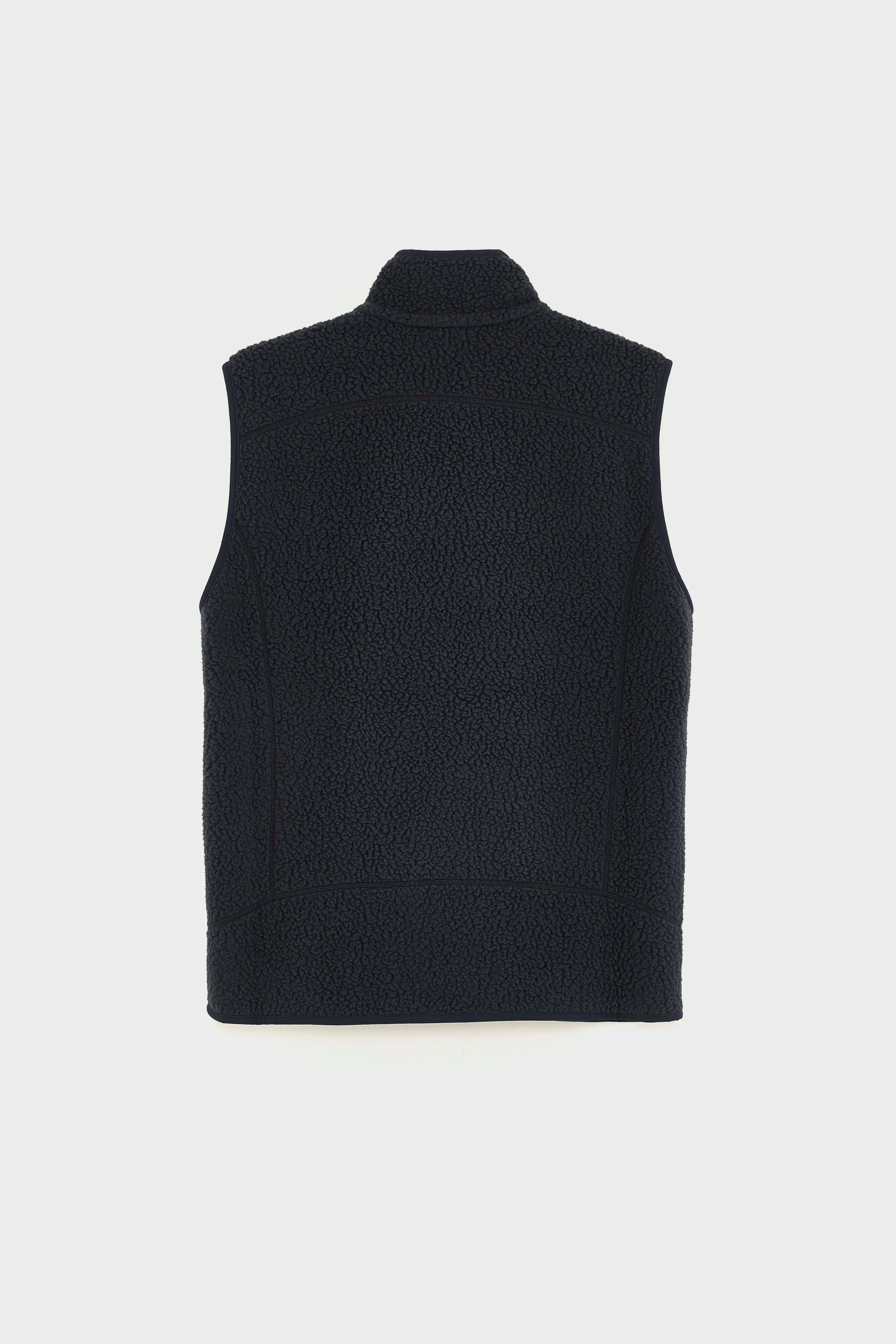 Men's Retro Pile Vest (242 / M / DARK NAVY) Clean Lines