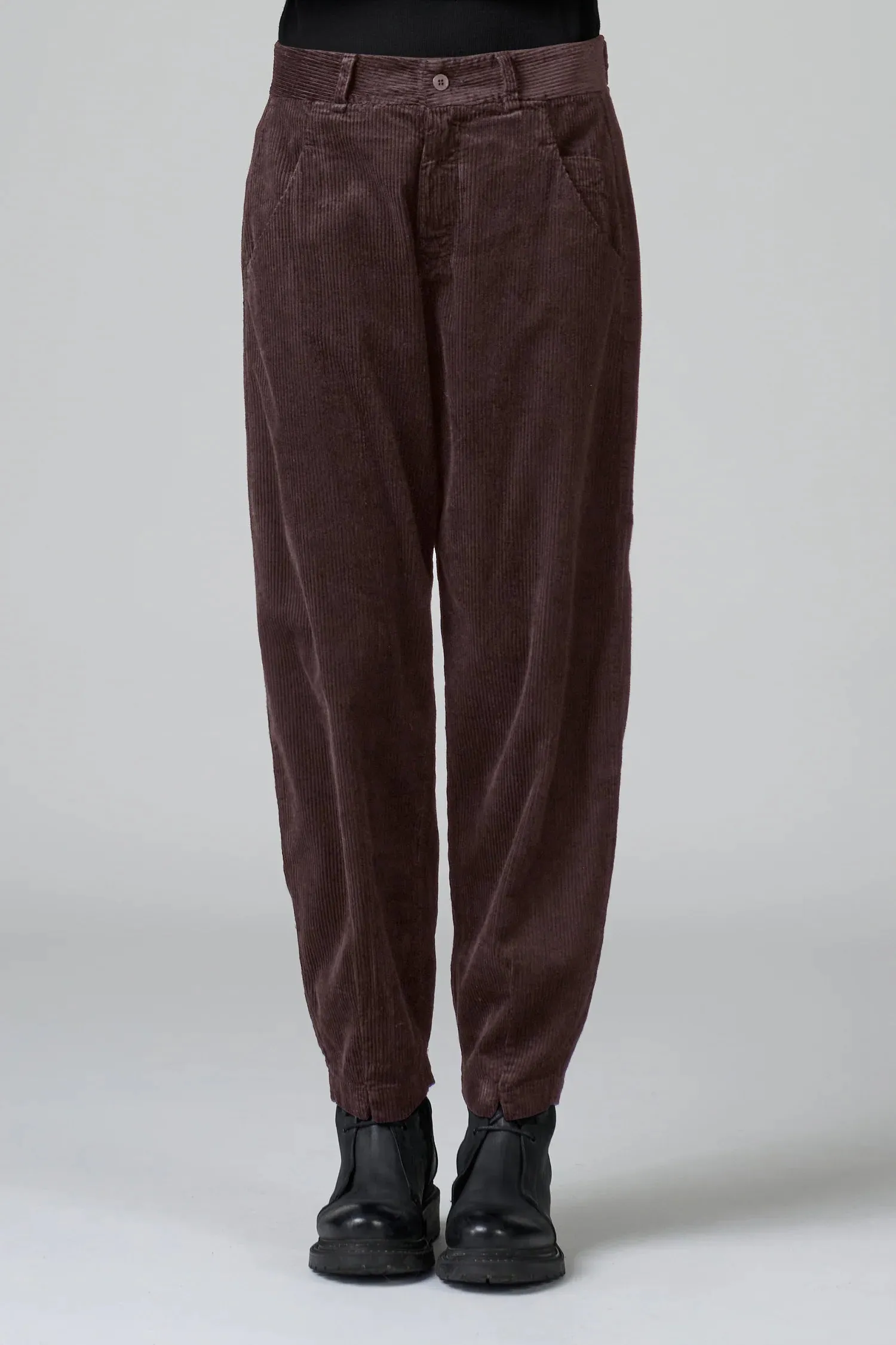 Merlot Corduroy Trouser Stylish Mood