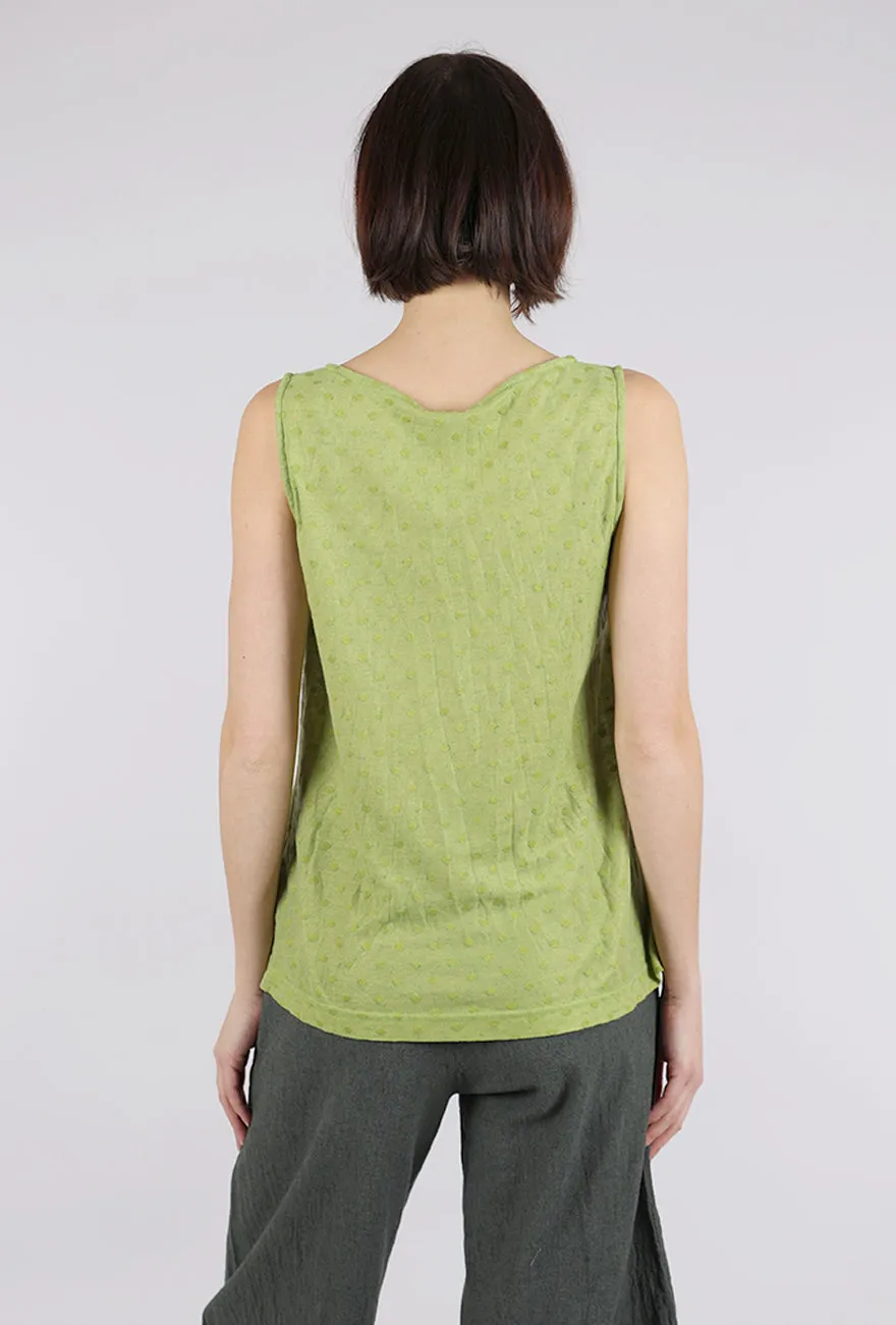Mesh Dot Tank, Verde Hipster - alternative