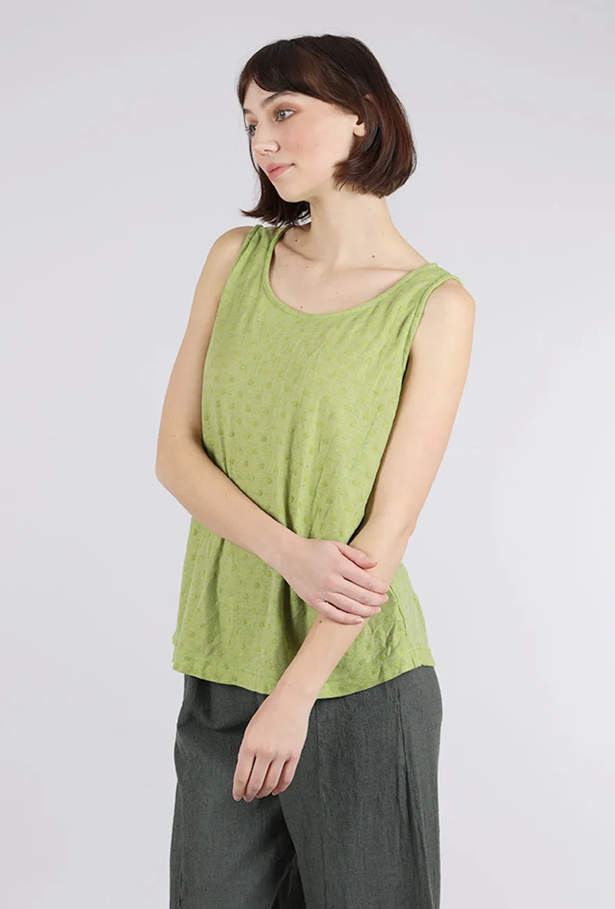 Mesh Dot Tank, Verde Hipster - alternative