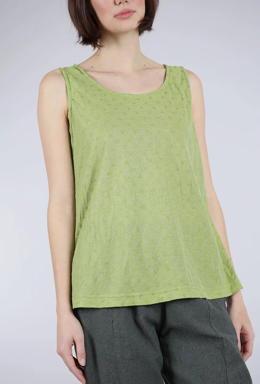 Mesh Dot Tank, Verde Hipster - alternative