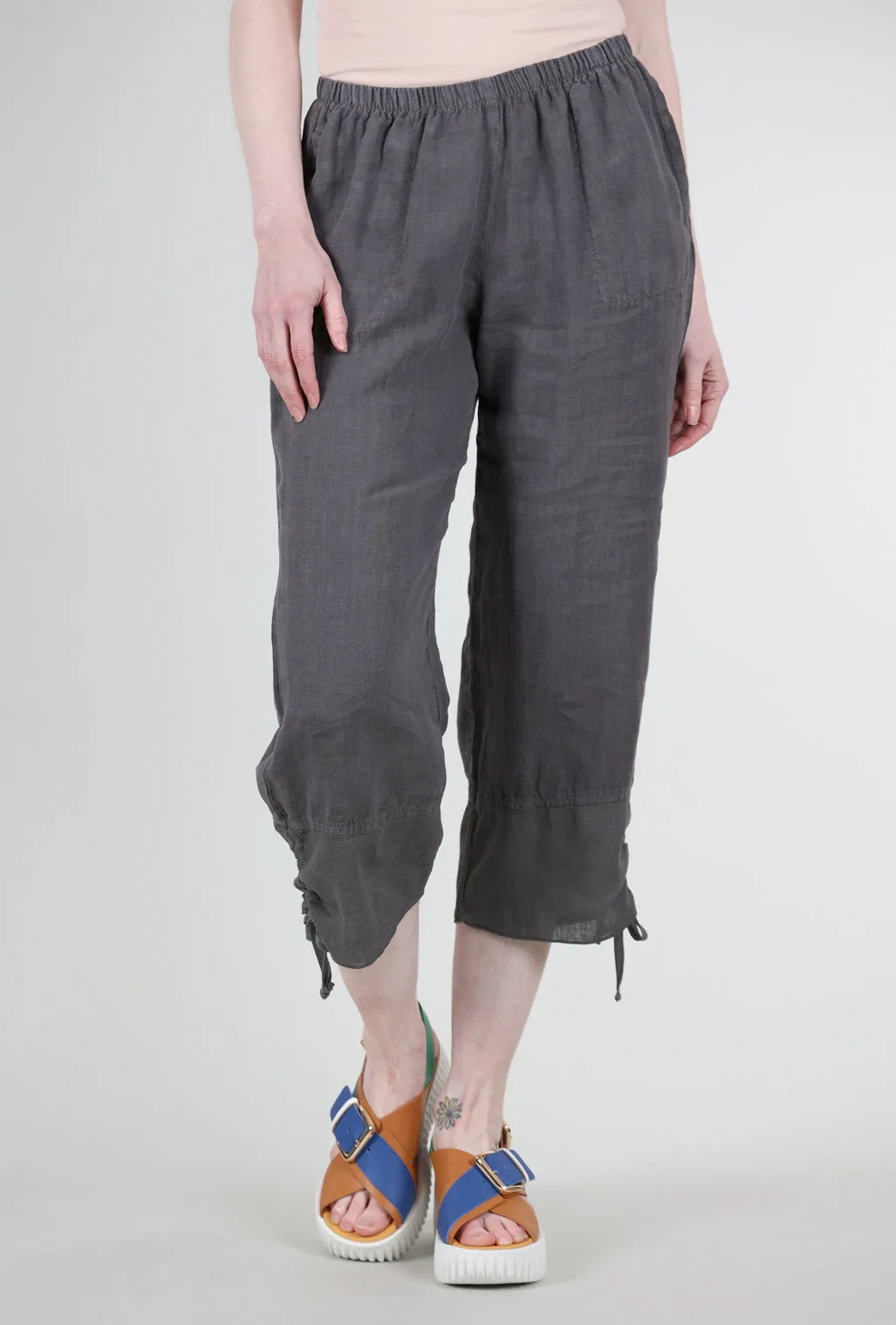 Functional Ease Mesh Hem Crop Pant, Dusk