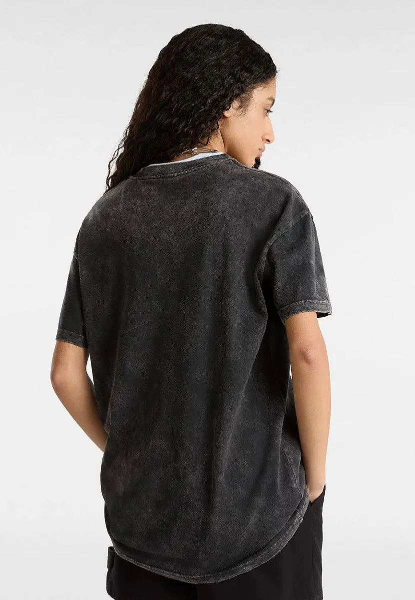Metallic accents Vans - Guitar Solo Oversized Black - T-Shirt