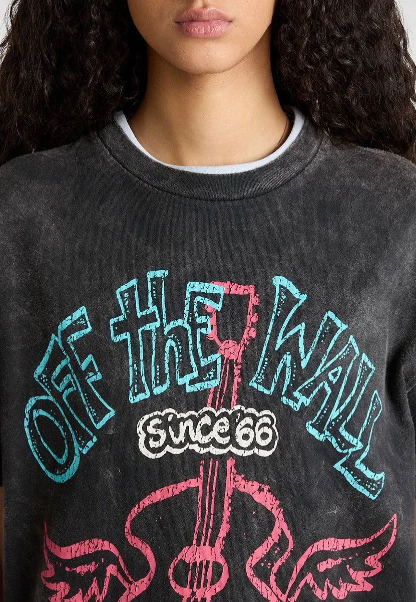 Metallic accents Vans - Guitar Solo Oversized Black - T-Shirt