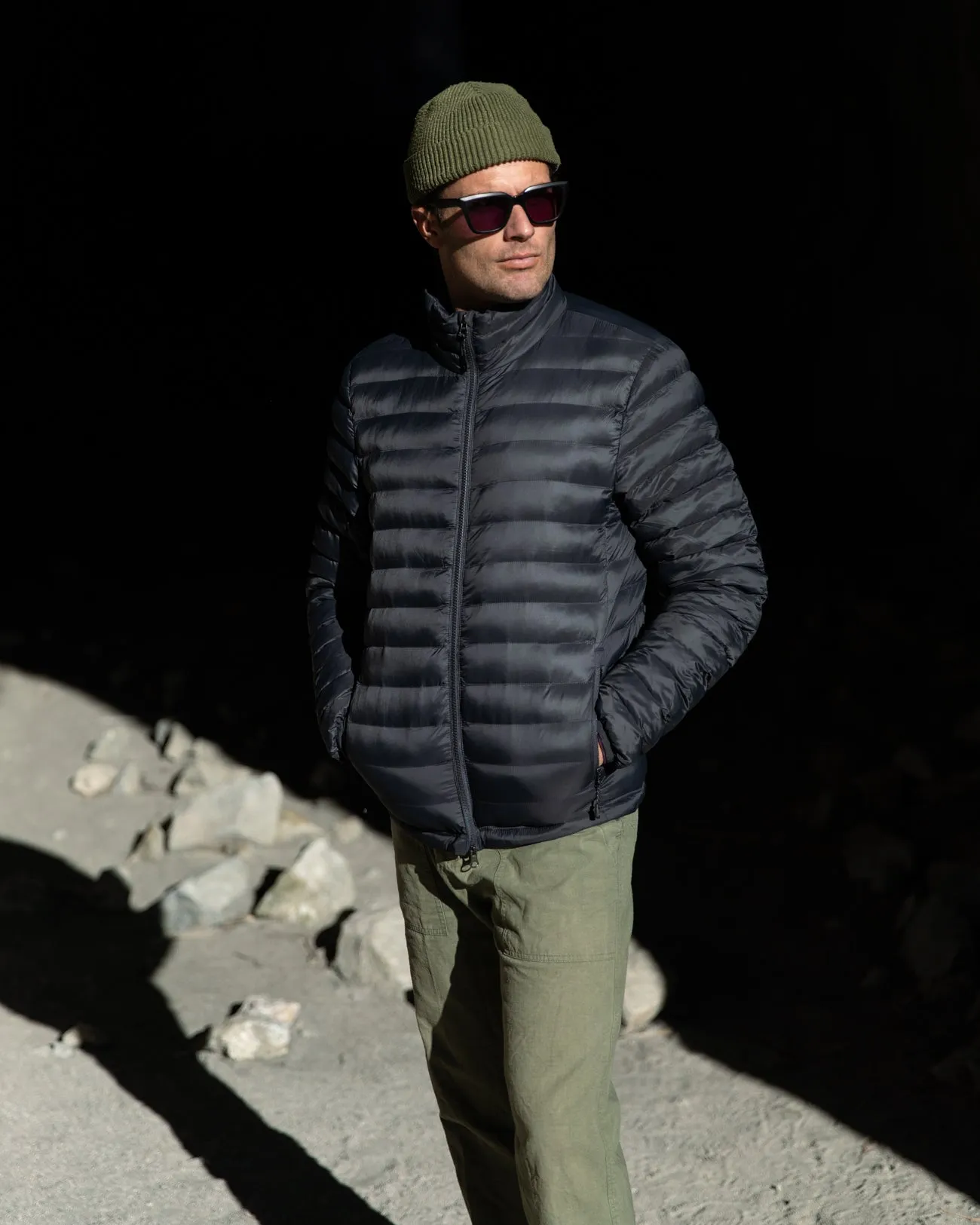 Microfiber texture Men's Gale ACT Puffer Jacket