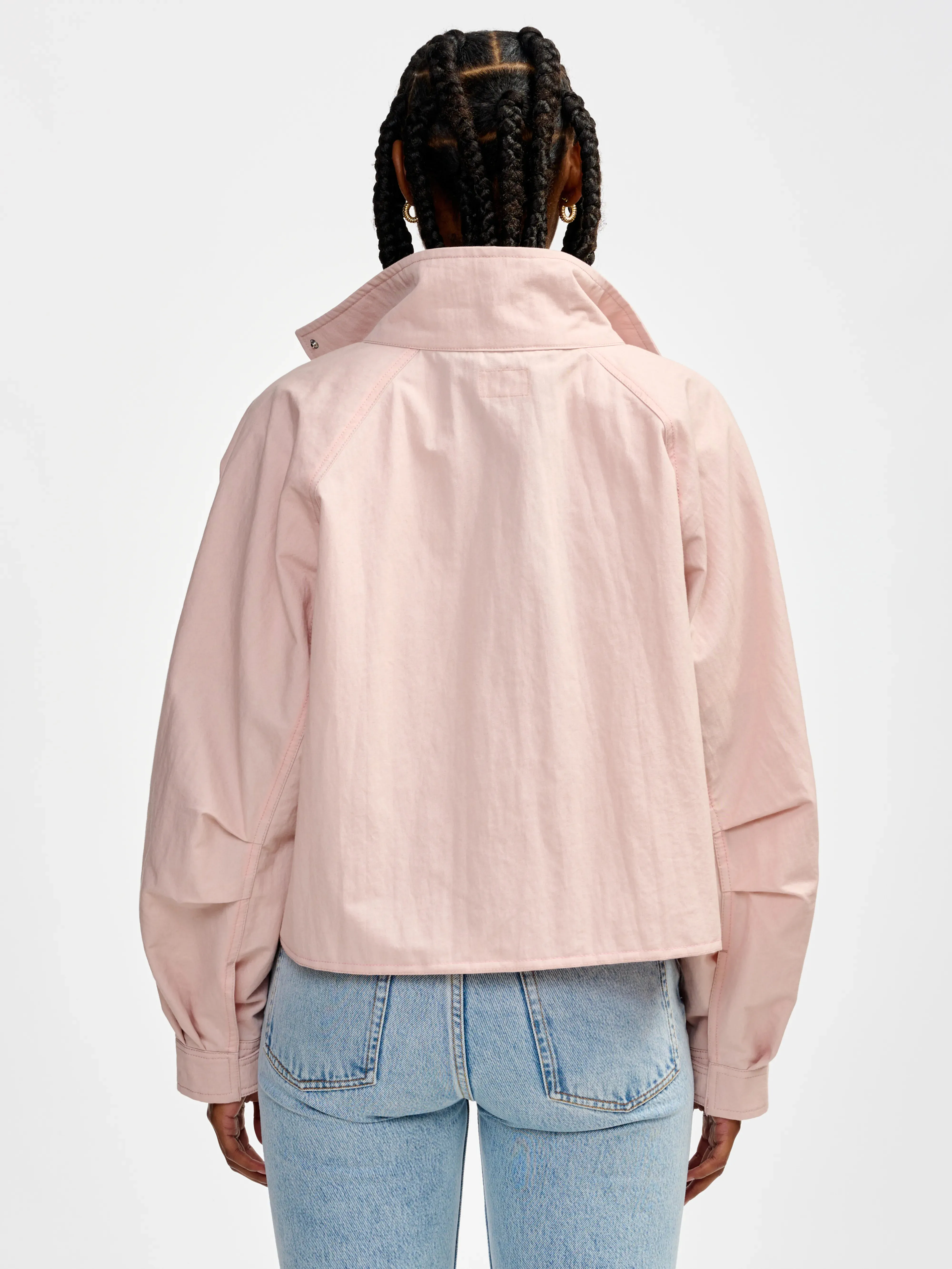 milky jacket (241 / W / QUARTZ) Crisp Style