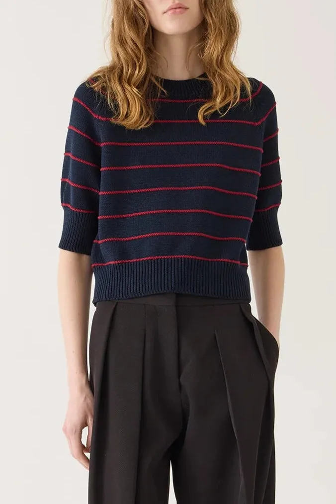 Milliana Stripe Cotton Top Casual Base