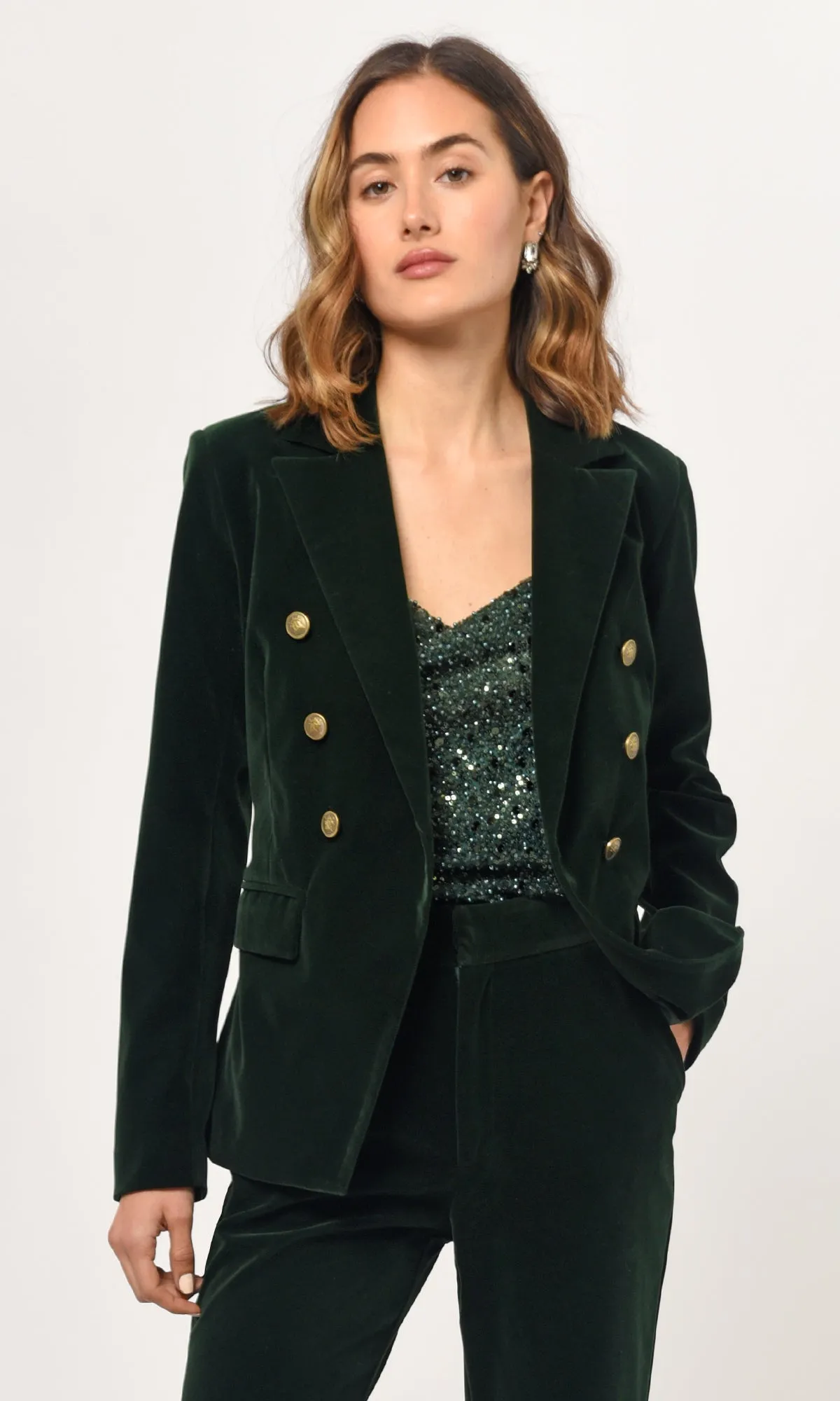 Milton Velvet Blazer Lightweight Comfort