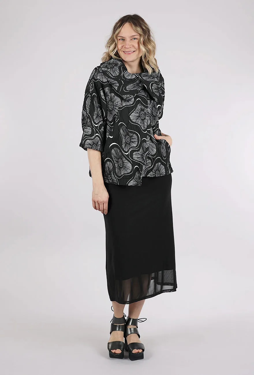 Minimal Bulk Hemingway Jacket, Black Lotus