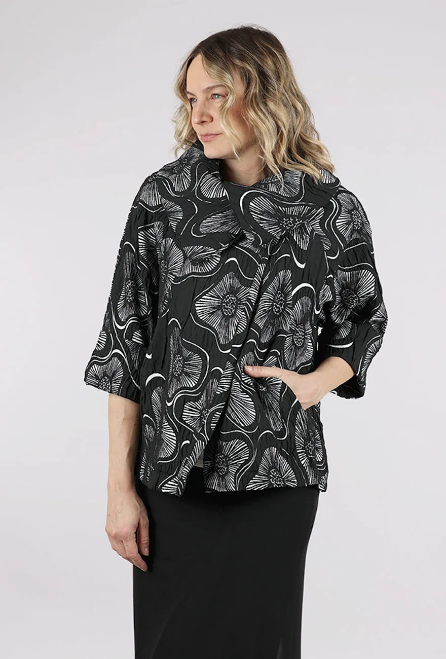Minimal Bulk Hemingway Jacket, Black Lotus