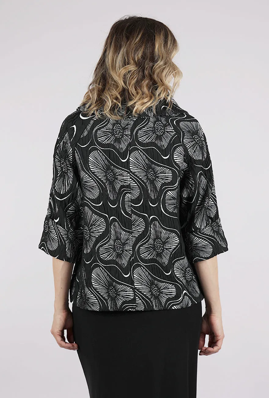 Minimal Bulk Hemingway Jacket, Black Lotus