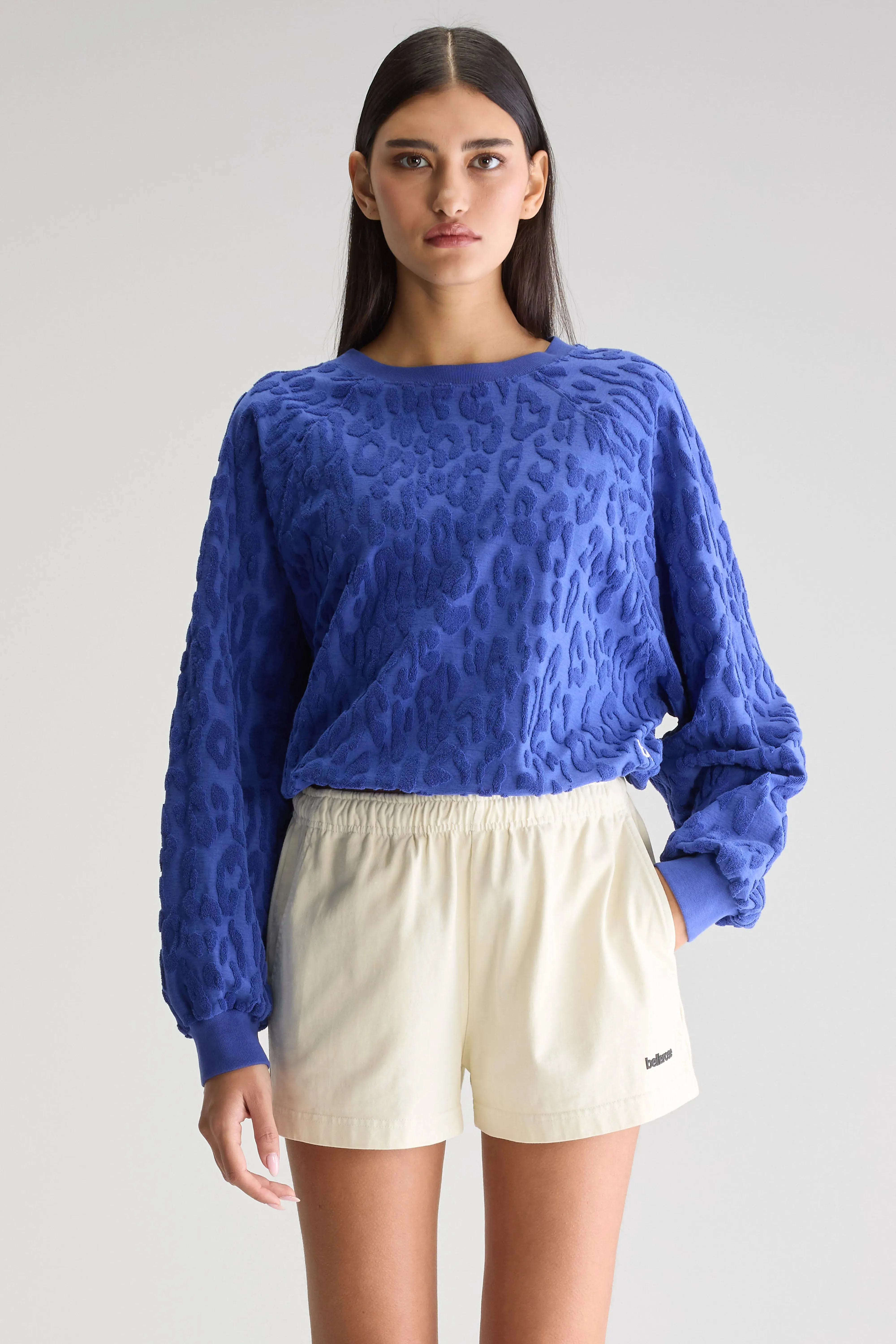 Minimal Look Vatti cropped sweatshirt (251 / W / BLUEWORKER)