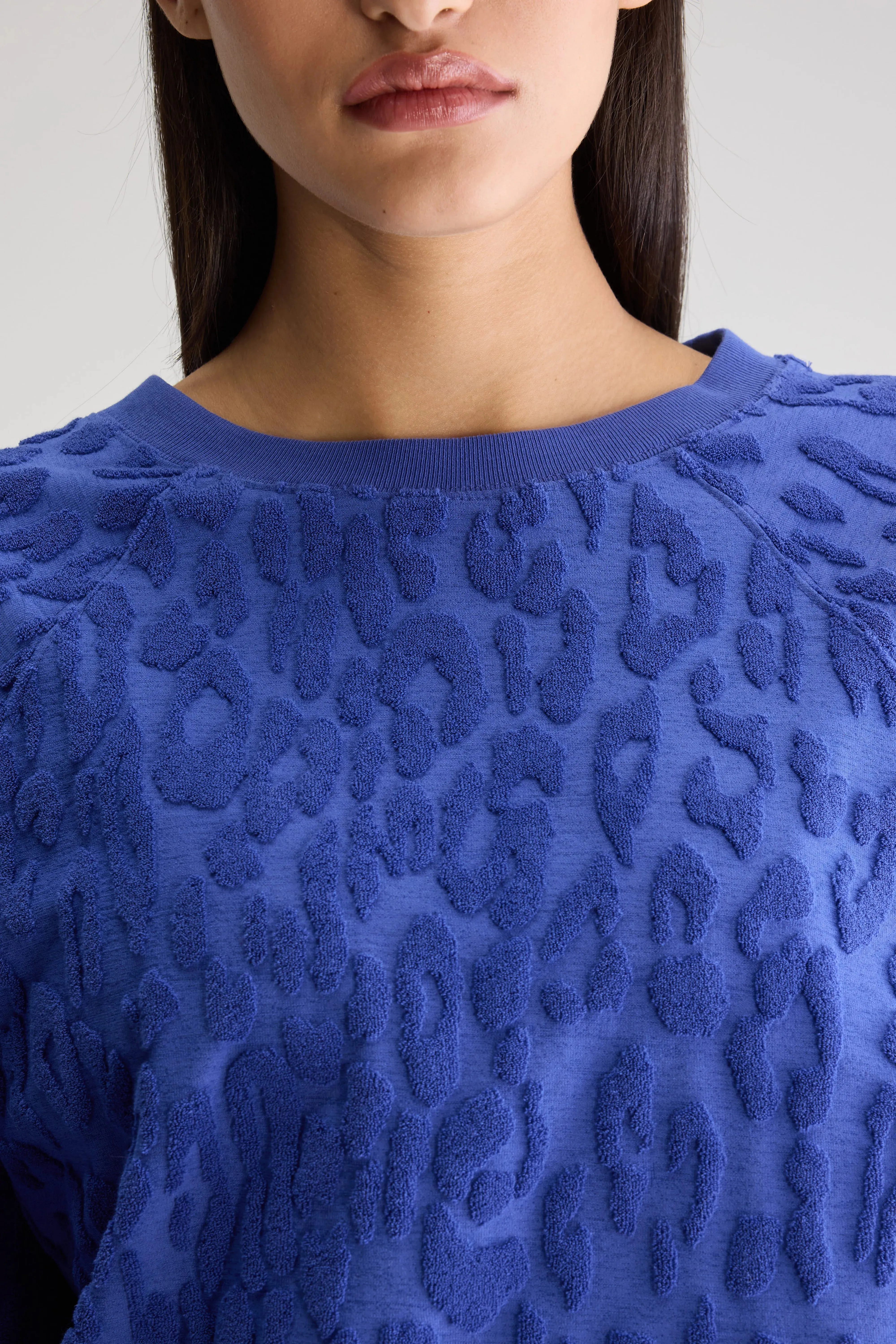 Minimal Look Vatti cropped sweatshirt (251 / W / BLUEWORKER)