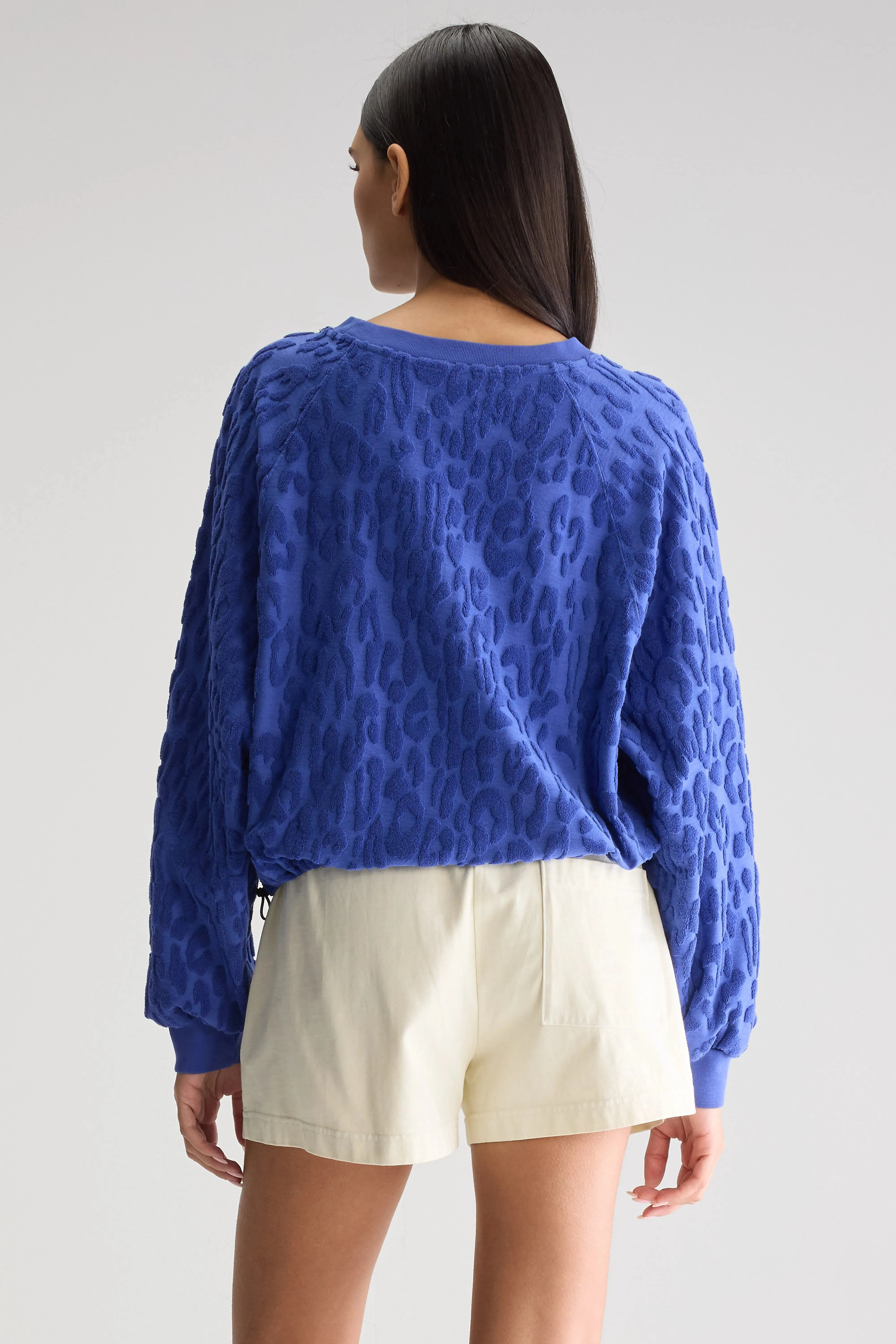 Minimal Look Vatti cropped sweatshirt (251 / W / BLUEWORKER)