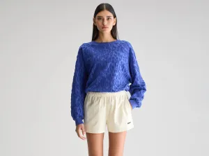 Vatti cropped sweatshirt (251 / W / BLUEWORKER) budget-friendly thermal