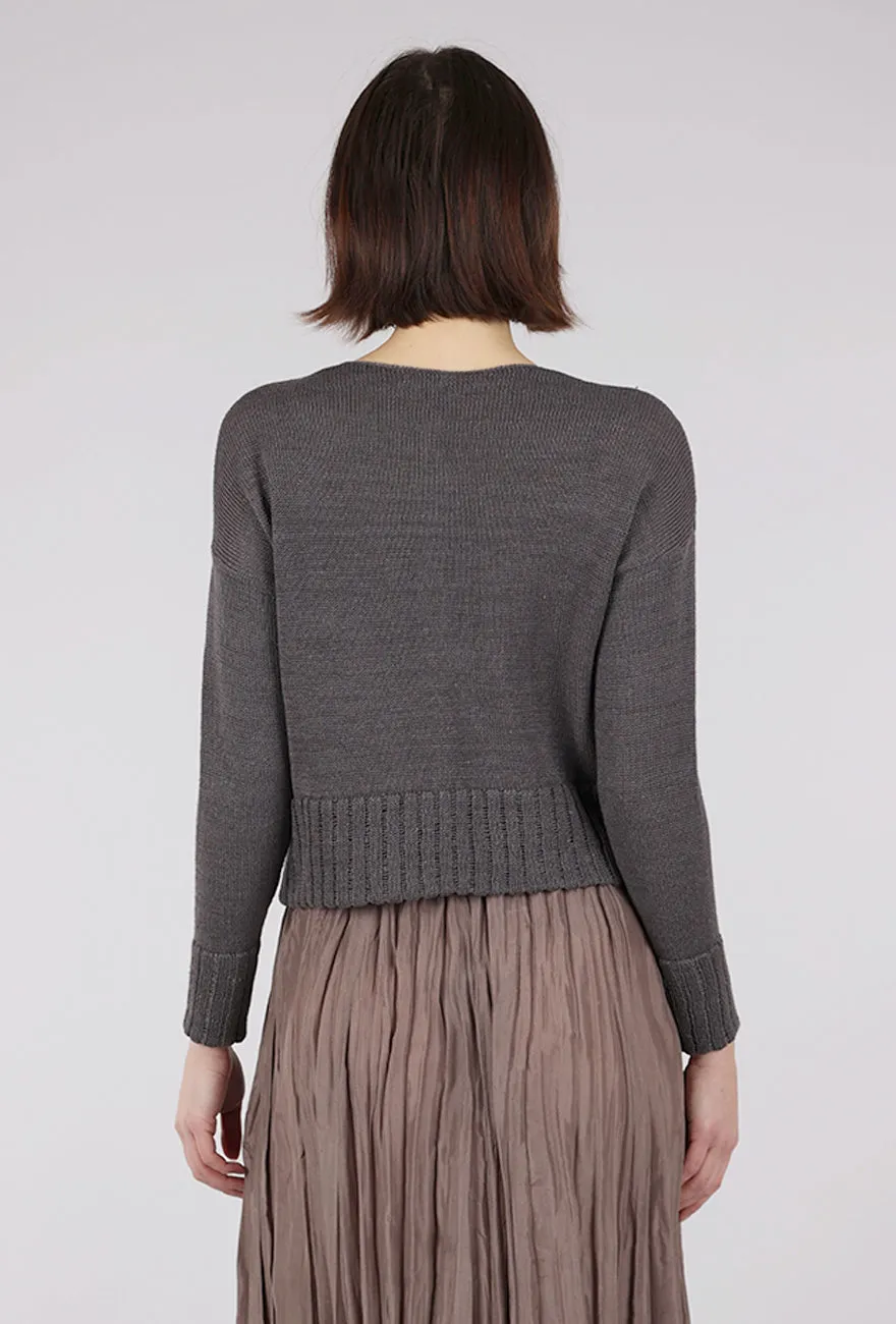 Miss Ann Cardie, Iced Plum Loose Fit