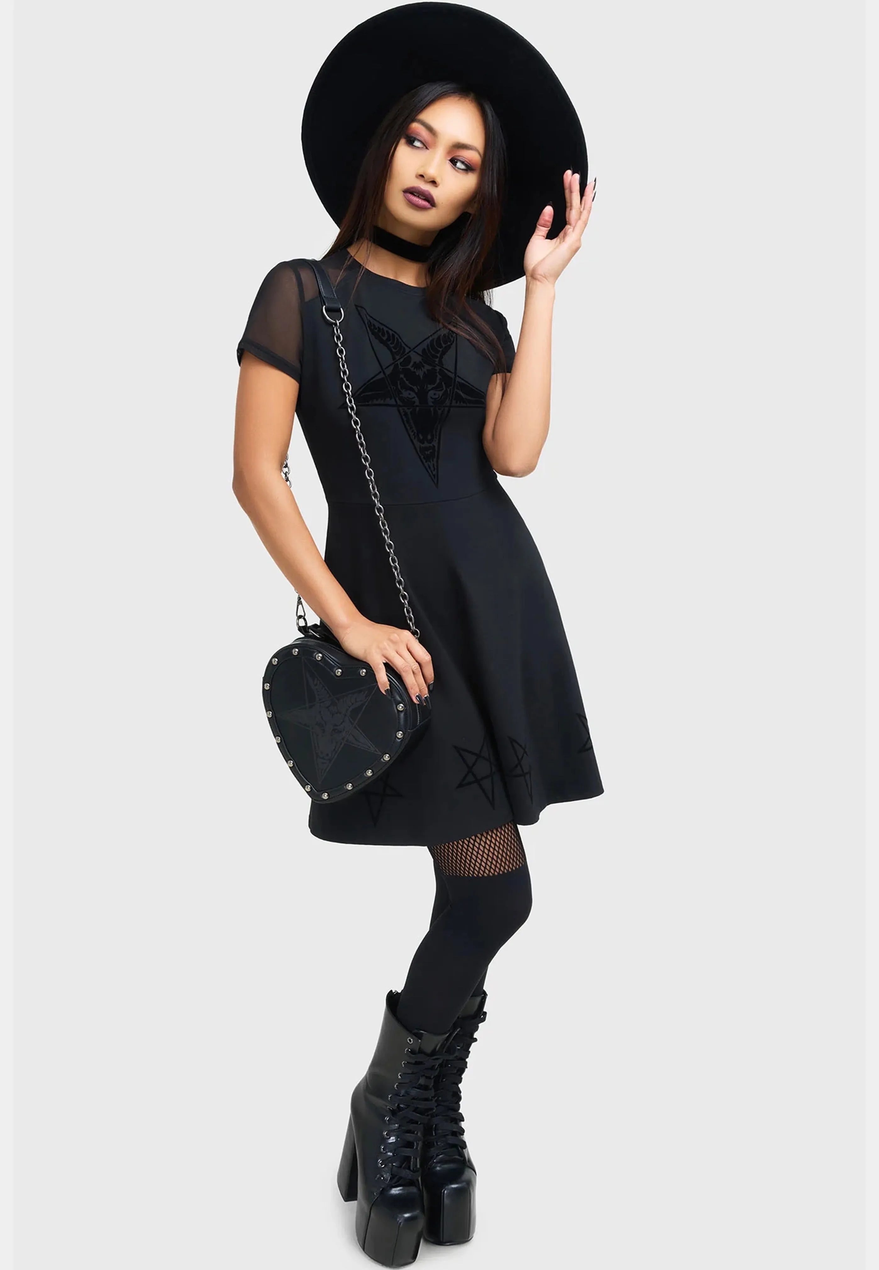 Modern Clothing Killstar - Mephistar - Dress