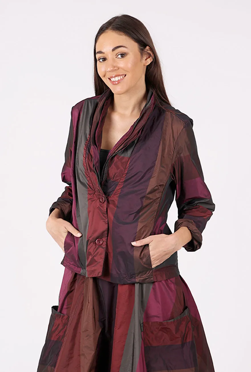 Modern Cut Livia Jacket, Dark Scarlet