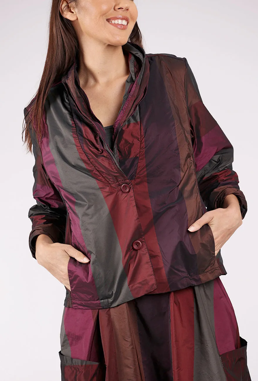 Modern Cut Livia Jacket, Dark Scarlet