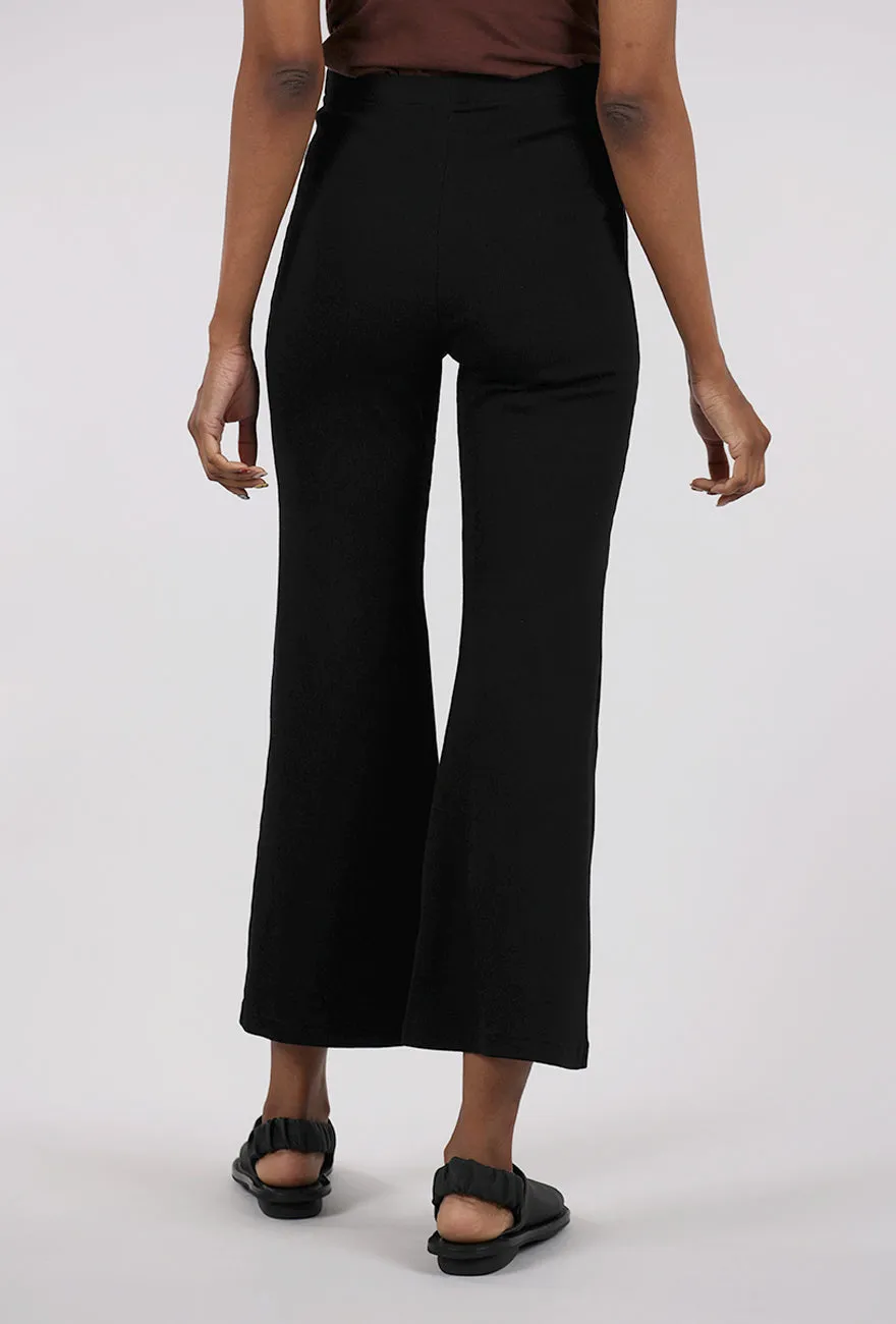 Modern Design Rib Knack Pant, Black