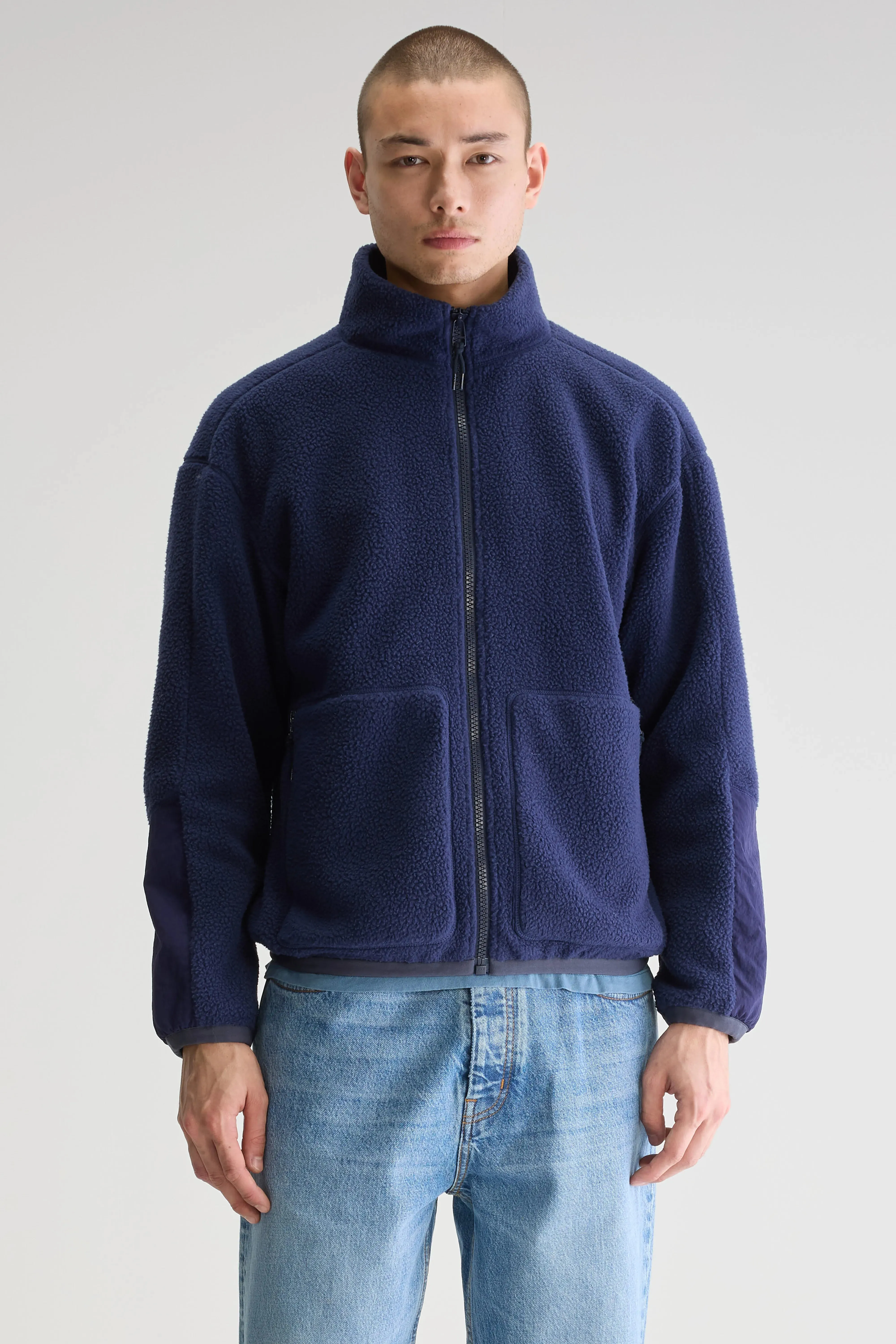 Modern Essential Comfort Jordel zip-up sweatshirt jacket (251 / M / INK)