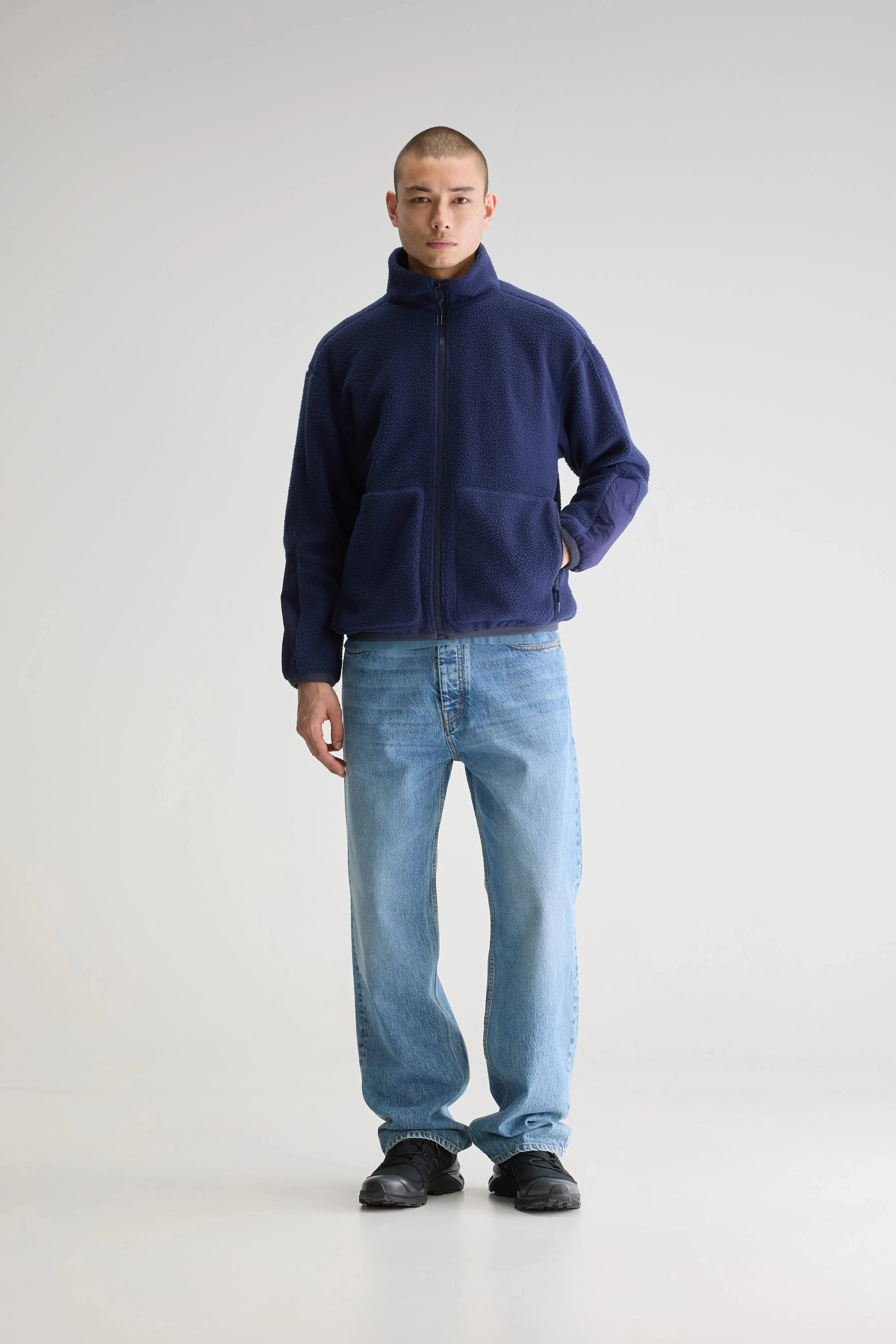 Modern Essential Comfort Jordel zip-up sweatshirt jacket (251 / M / INK)