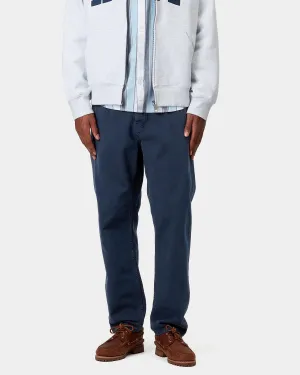 Carhartt WIP Newel Pant Relaxed Tapered Mens Trousers - Ink Stone Dyed | Carhartt WIP Chinos & Non-Denim Pants | JEANSTORE