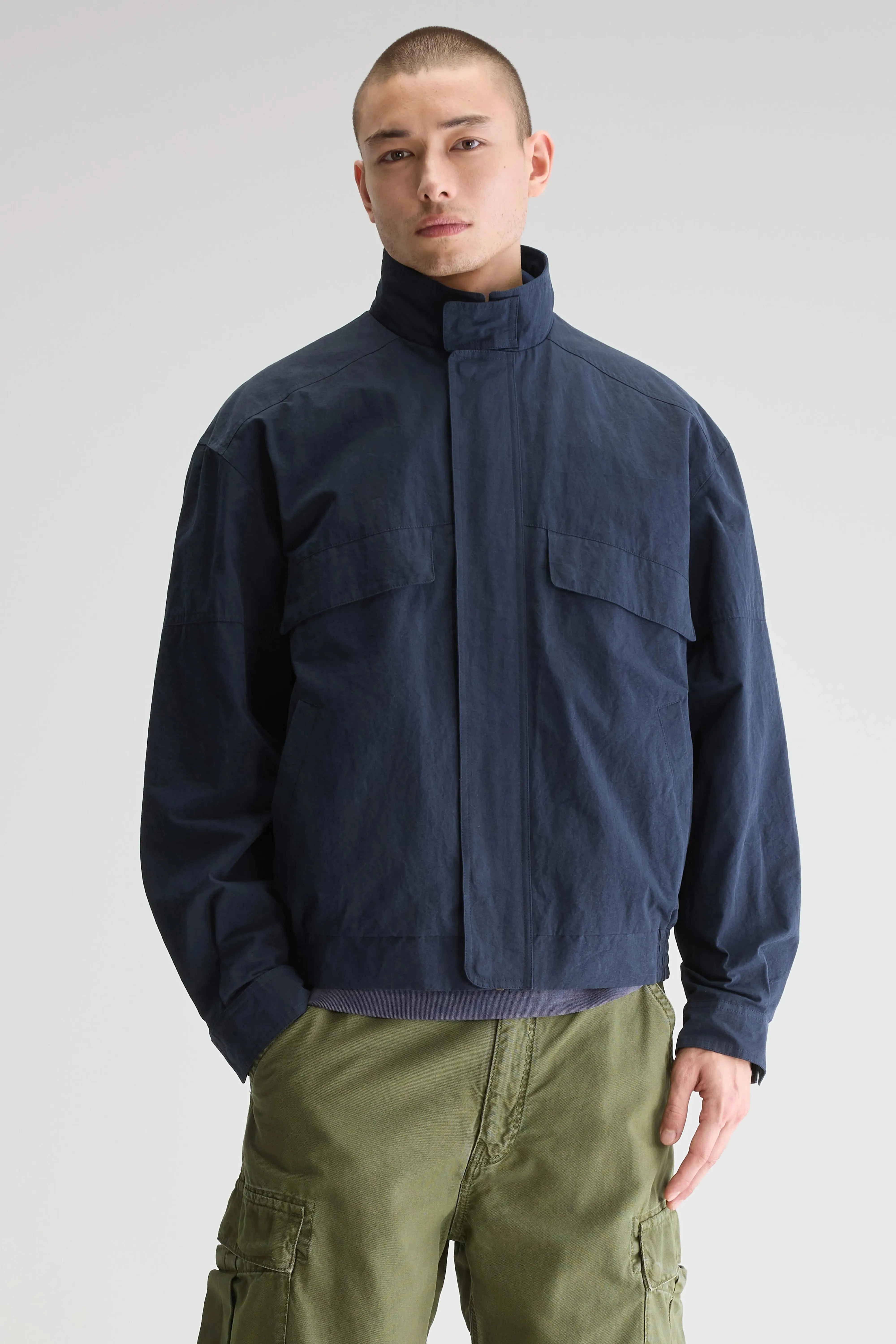 Modern Fit Jabon relaxed jacket (251 / M / NAVY)
