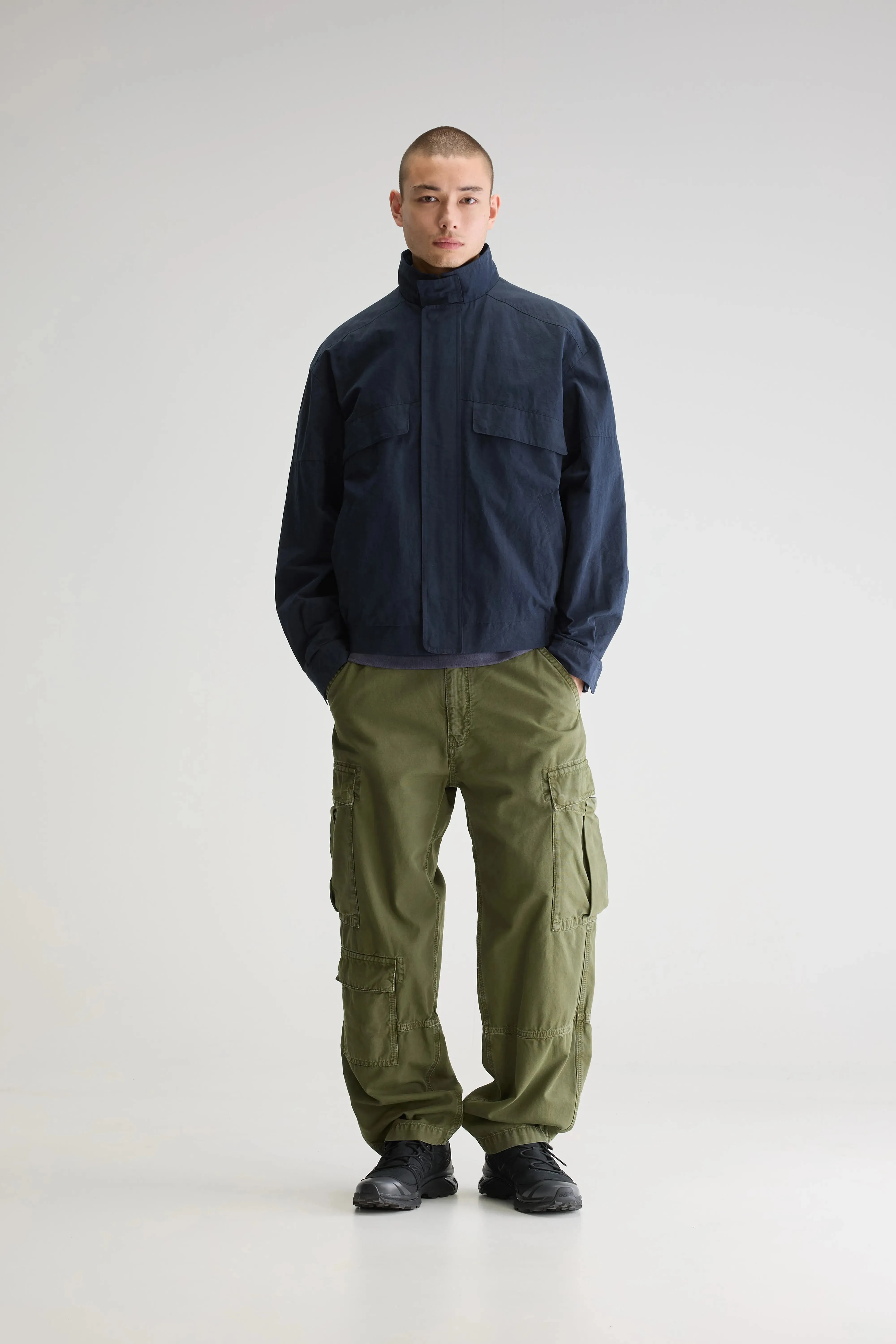Modern Fit Jabon relaxed jacket (251 / M / NAVY)