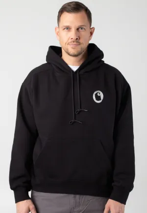 Outdoor Motion Carhartt WIP - Hooded Charm Link Stone Washed Black/Silver - Hoodie