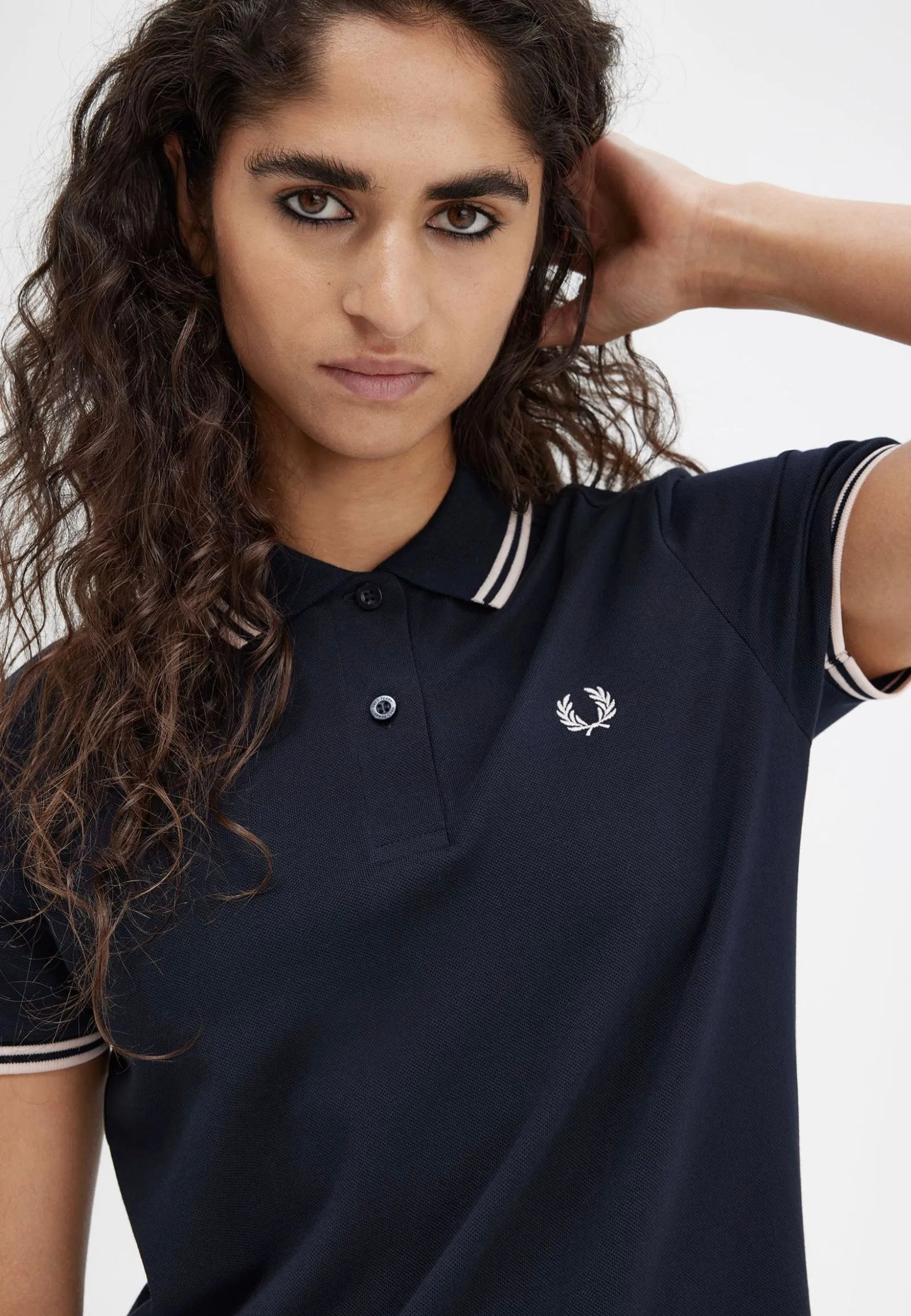 Modern workwear Fred Perry - Twin Tipped Navy/Silky Peach/Silky Peach - Dress