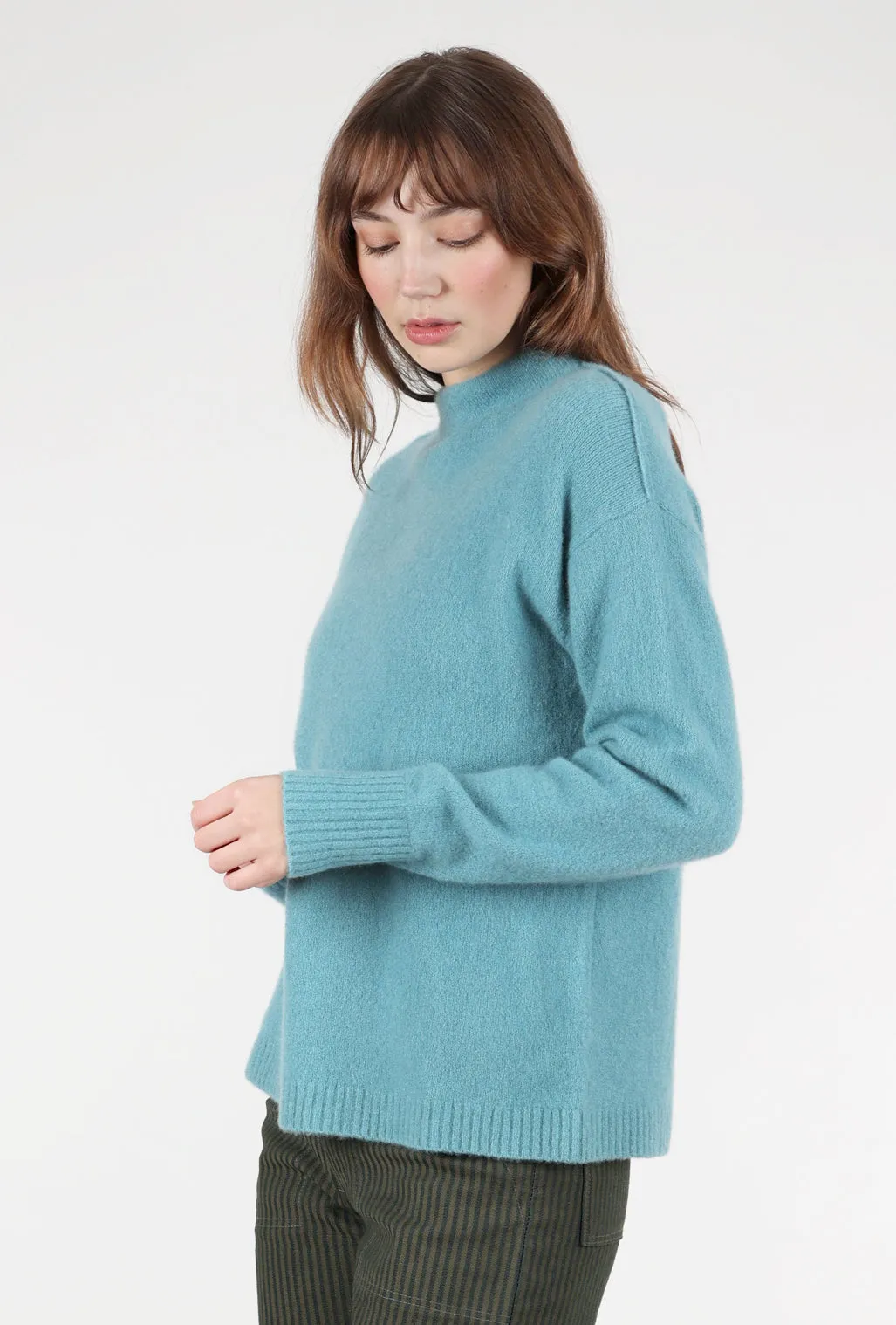 Mohair Charlotte Pullover, Myrtle