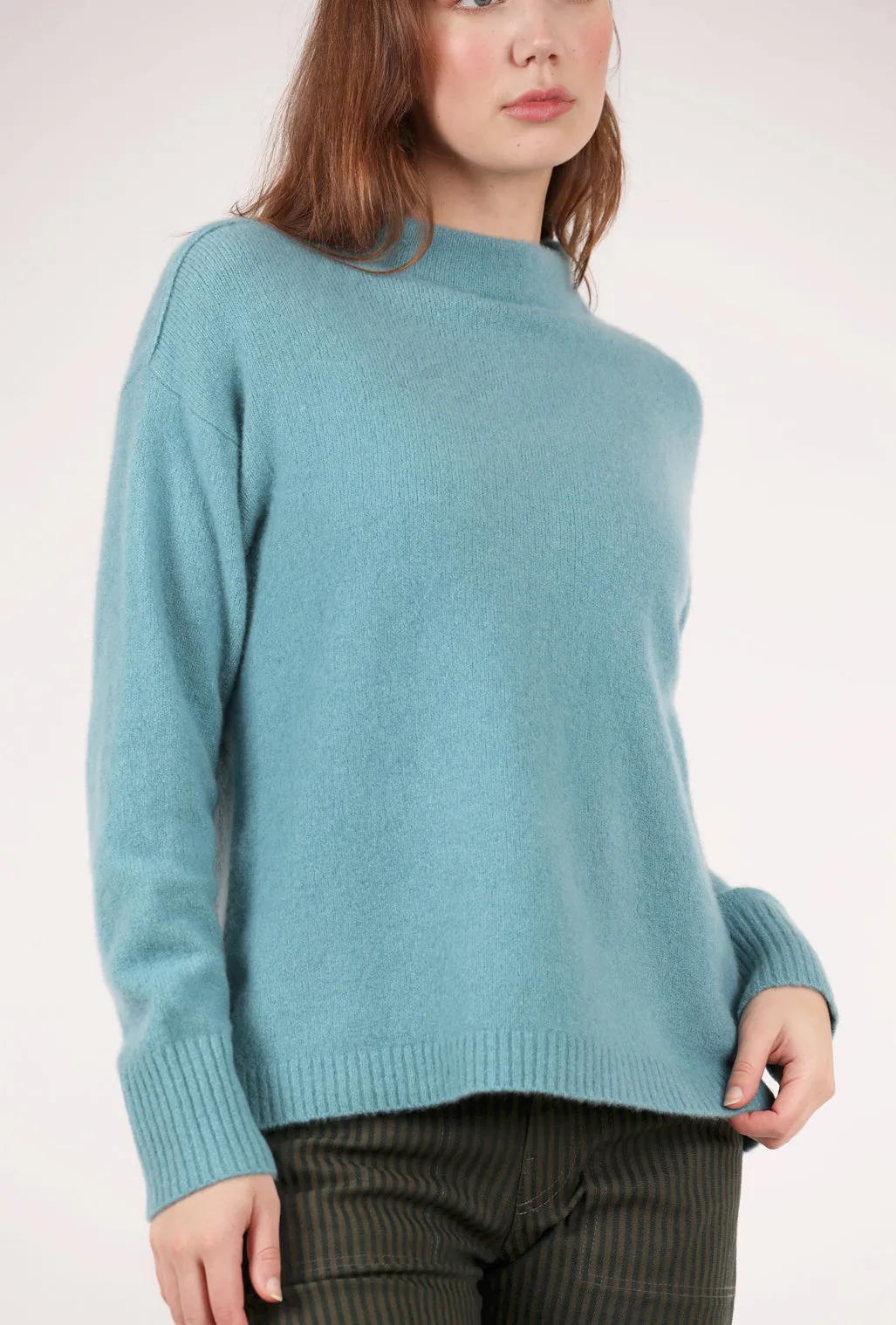Mohair Charlotte Pullover, Myrtle