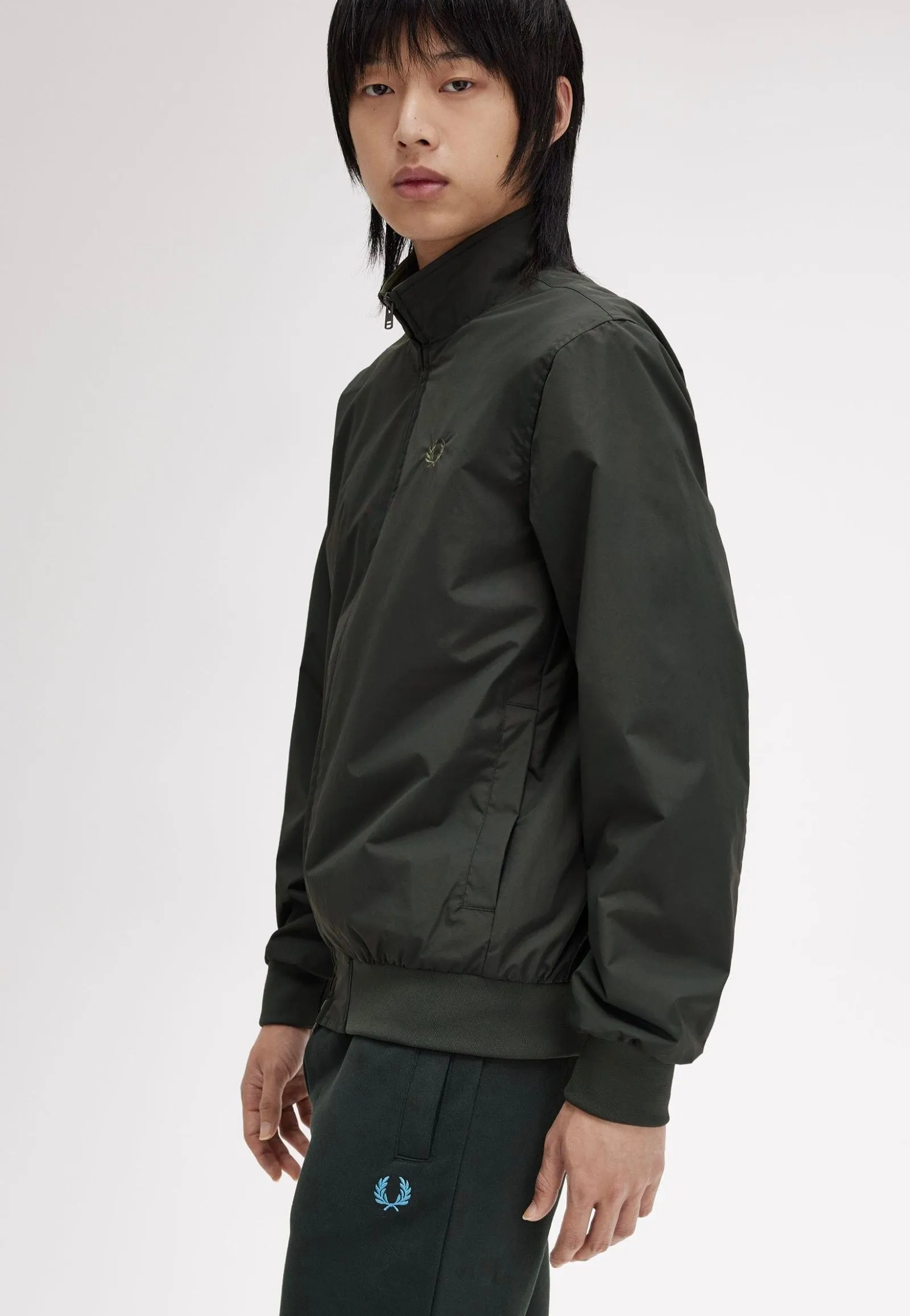 Moisture Wicking Fabric Fred Perry - The Brentham Night Green - Jacket