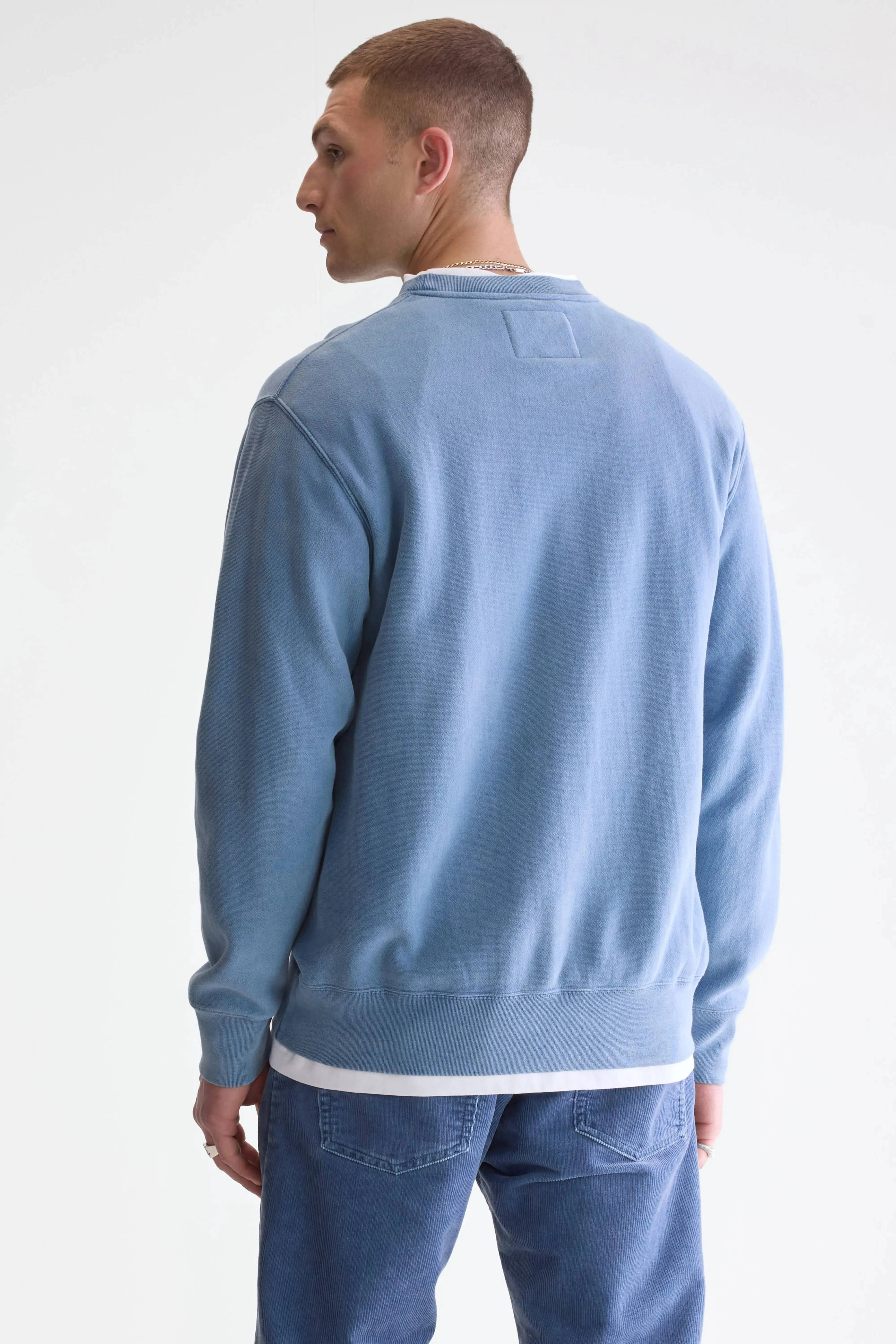 Moisture-wicking Flake crewneck sweatshirt (252 / M / MORAINE)