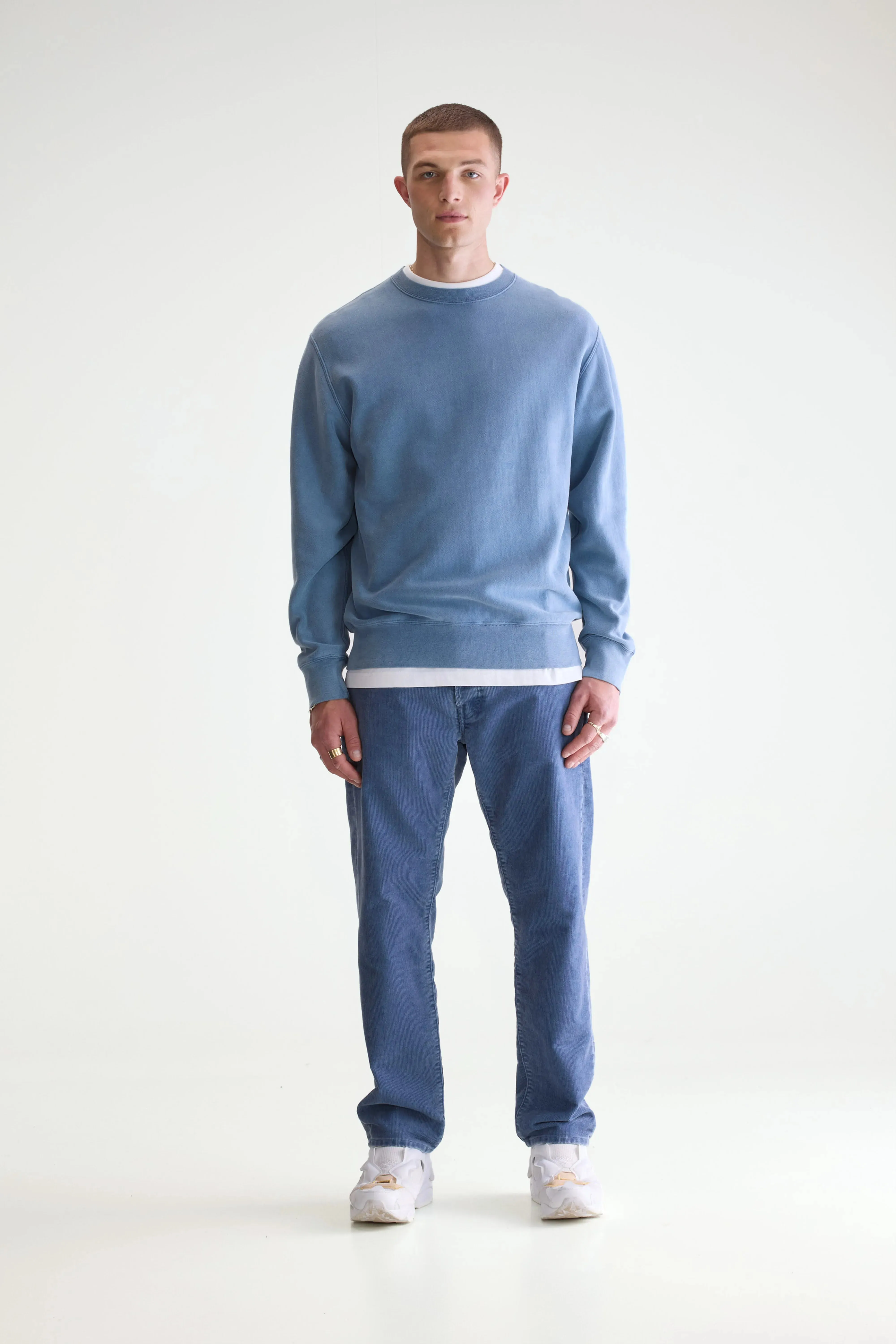 Moisture-wicking Flake crewneck sweatshirt (252 / M / MORAINE)