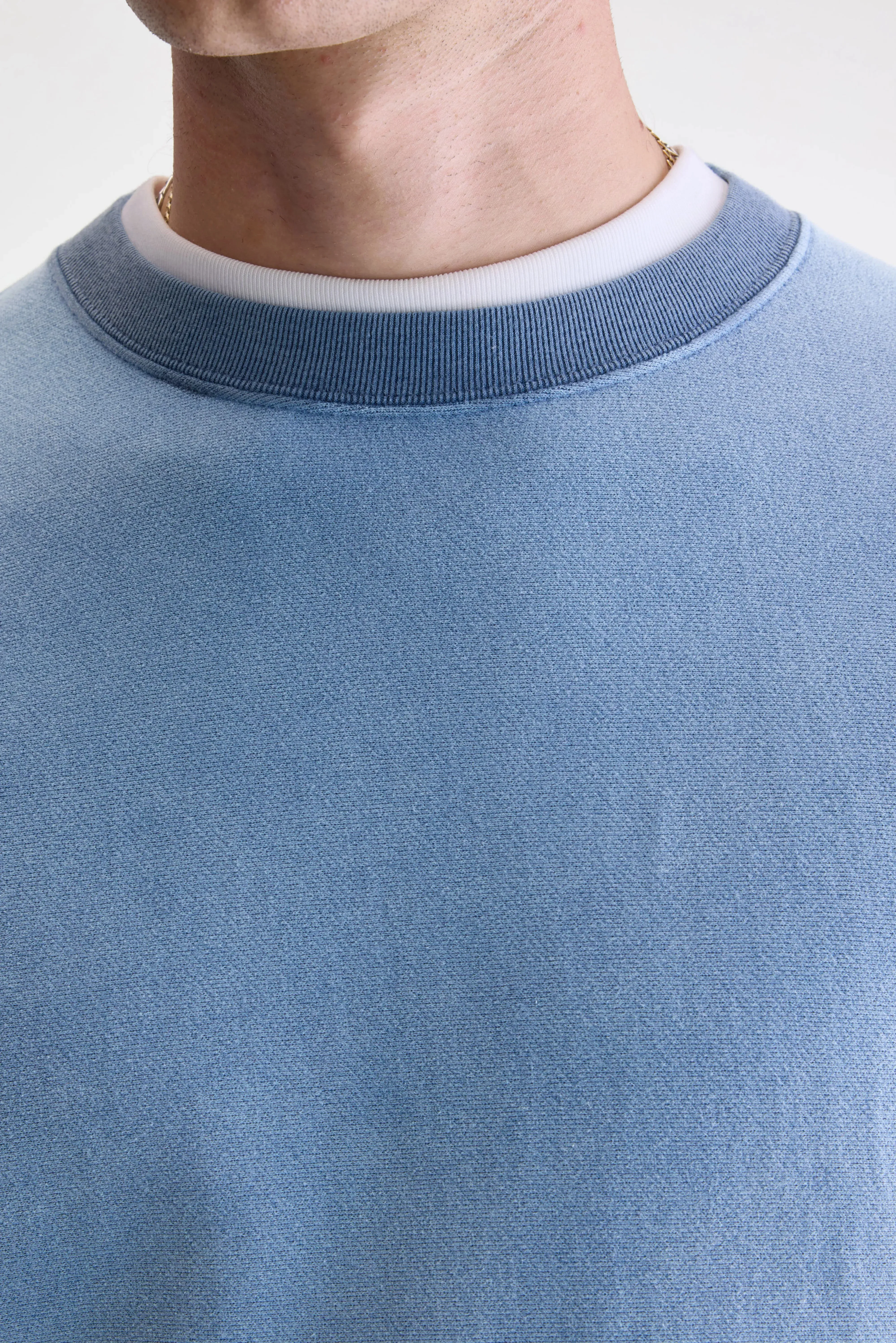 Moisture-wicking Flake crewneck sweatshirt (252 / M / MORAINE)