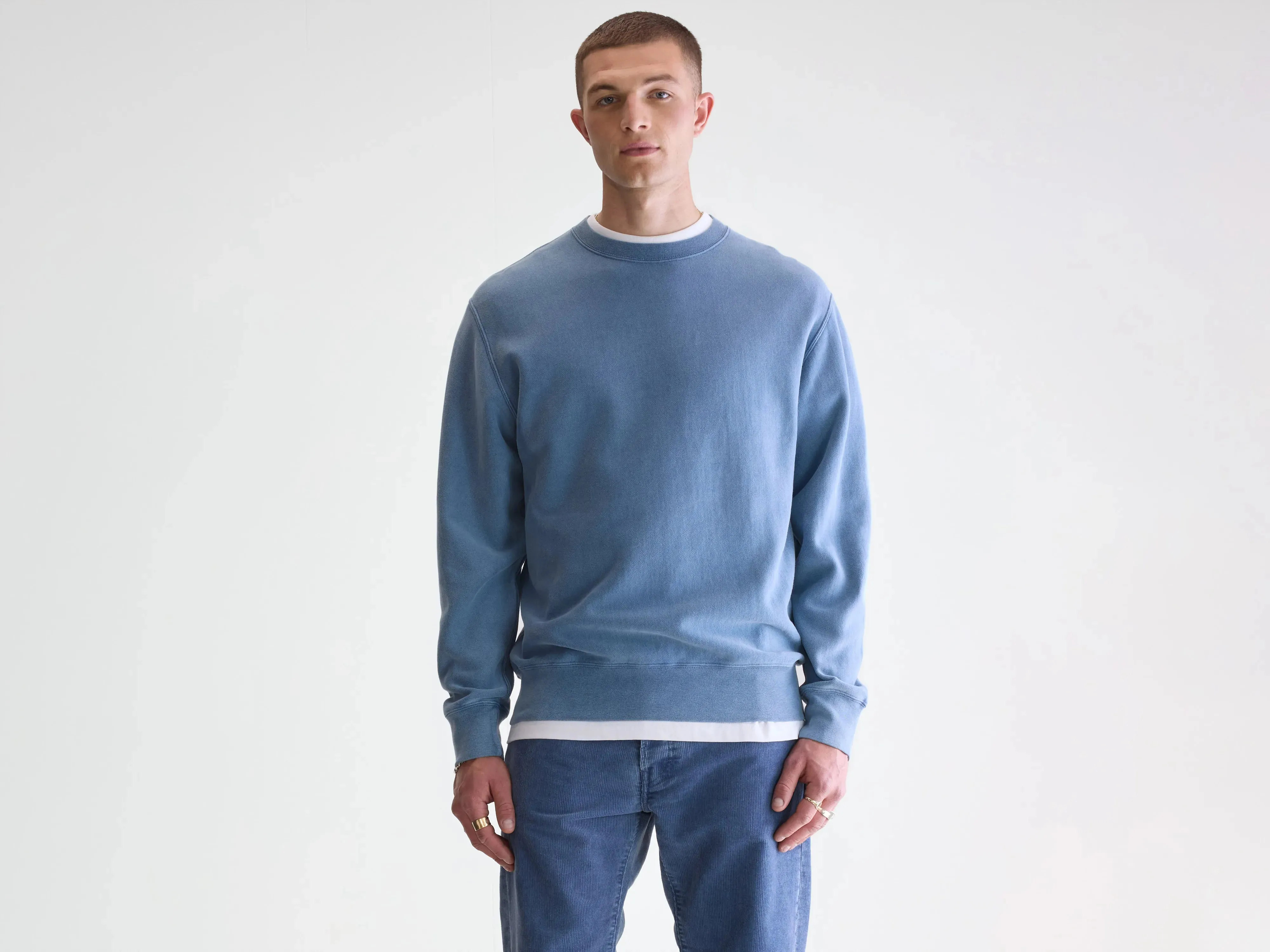 Sports Apparel Flake crewneck sweatshirt (252 / M / MORAINE)