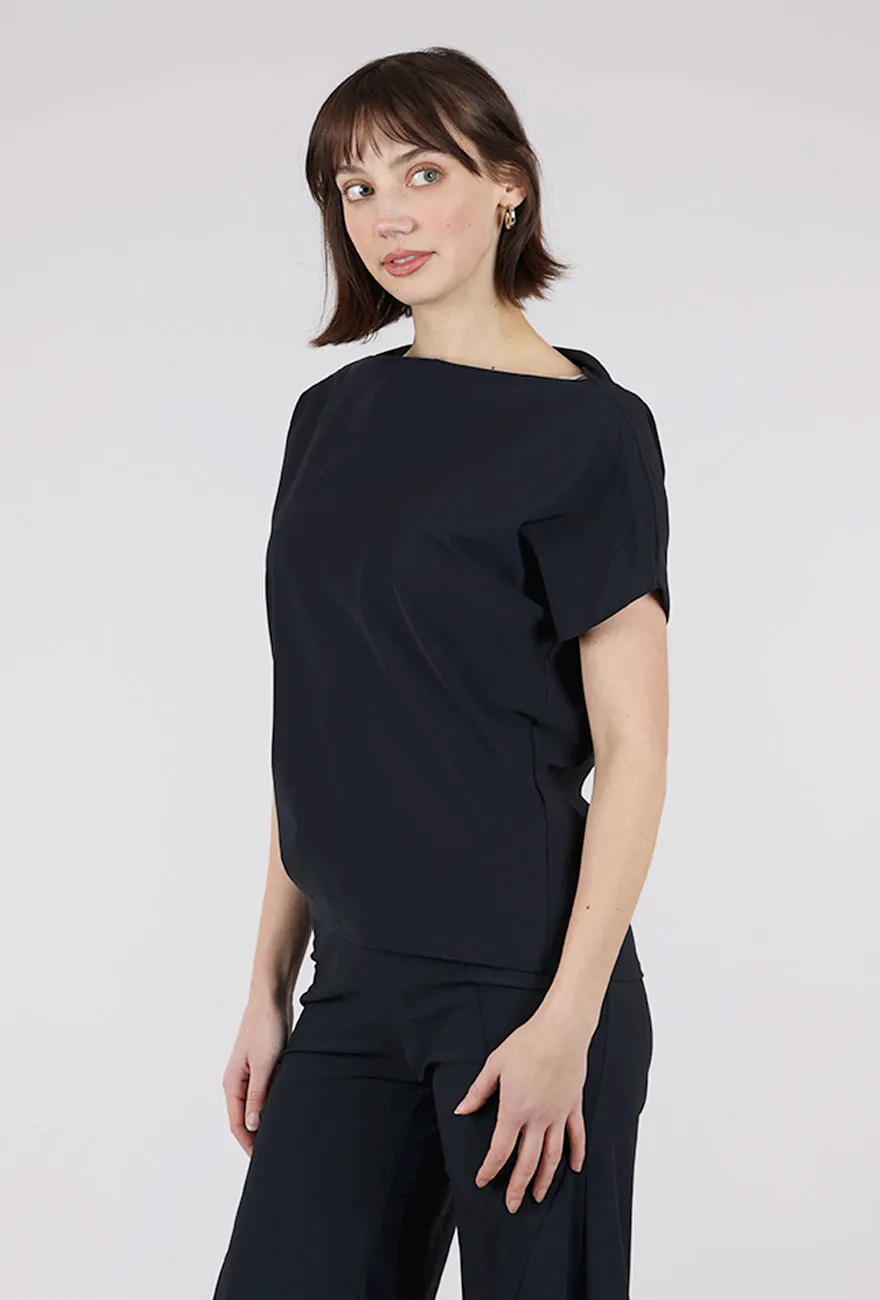 Mondrian Top, Shadow Unique Knit