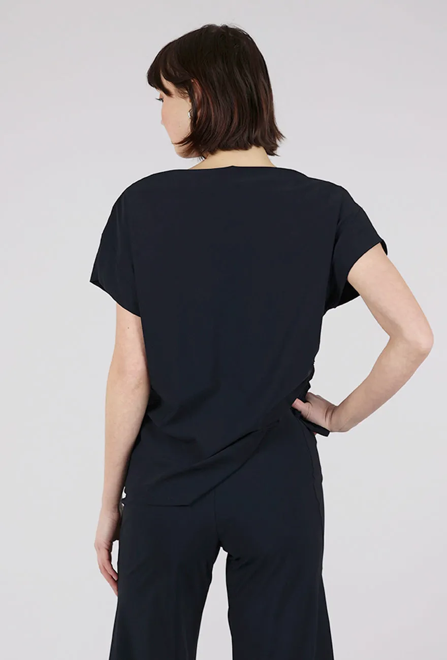 Mondrian Top, Shadow Unique Knit