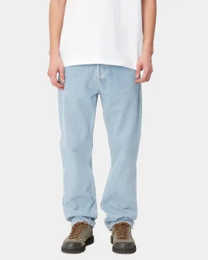 Carhartt WIP Nolan Pant Relaxed Straight Mens Jeans - Blue Bleached | Carhartt WIP Jeans | JEANSTORE