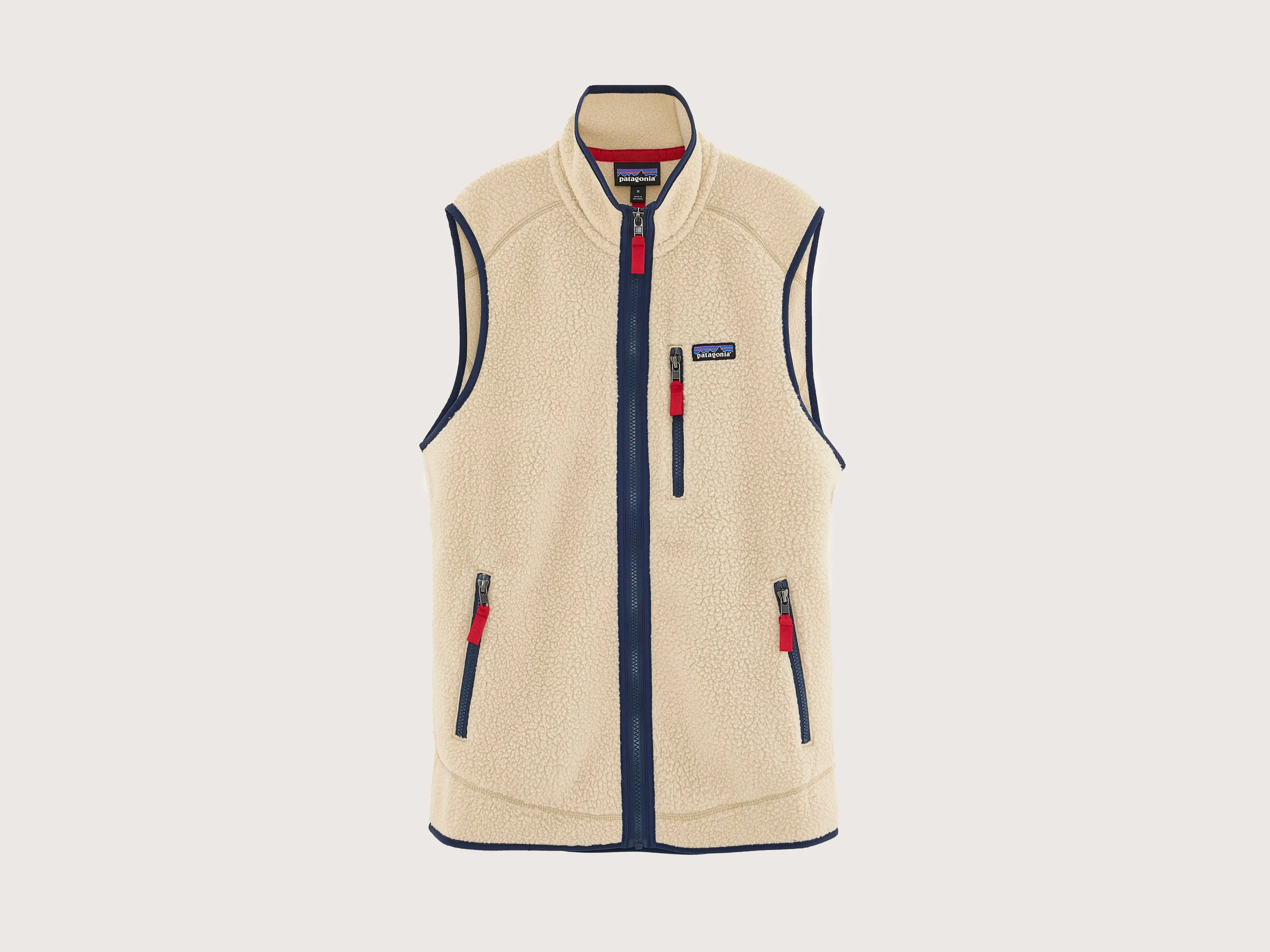 Men's Retro Pile Vest (242 / M / BEIGE) Weather Friendly